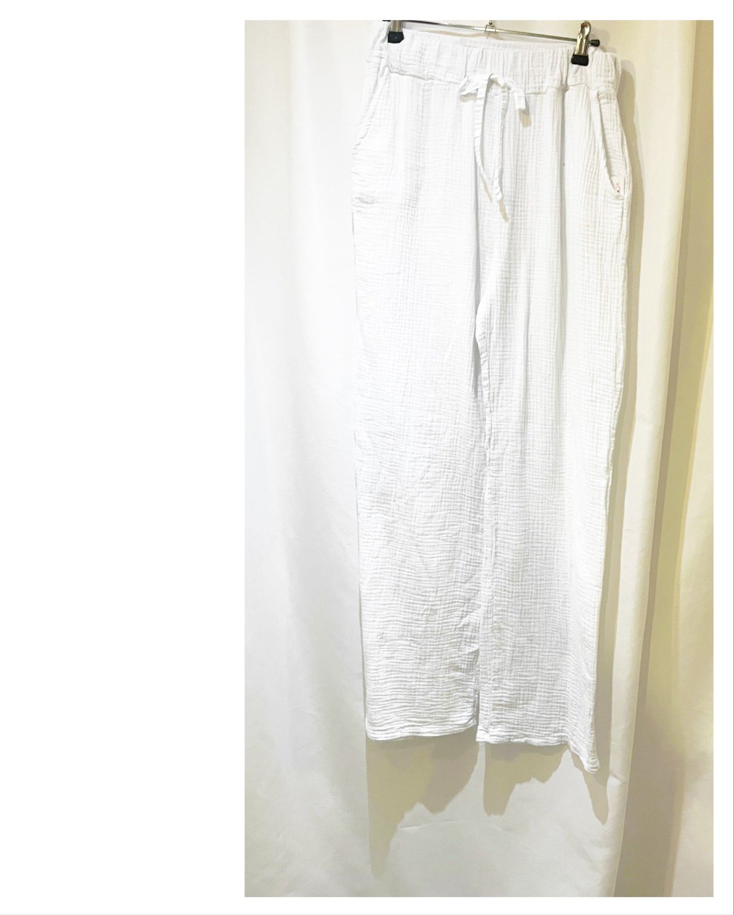 Pantalon Large gaze de coton modèle Suzanne