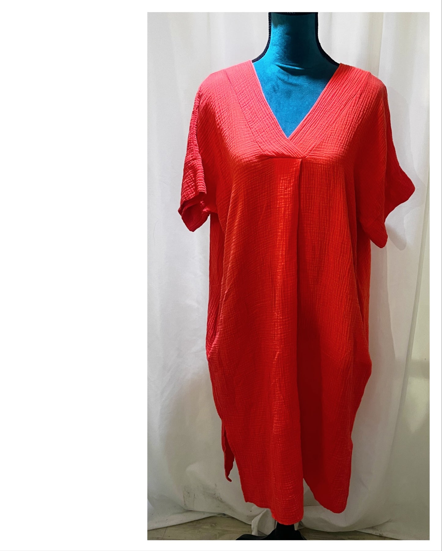 Robe gaze de coton modèle Liliane