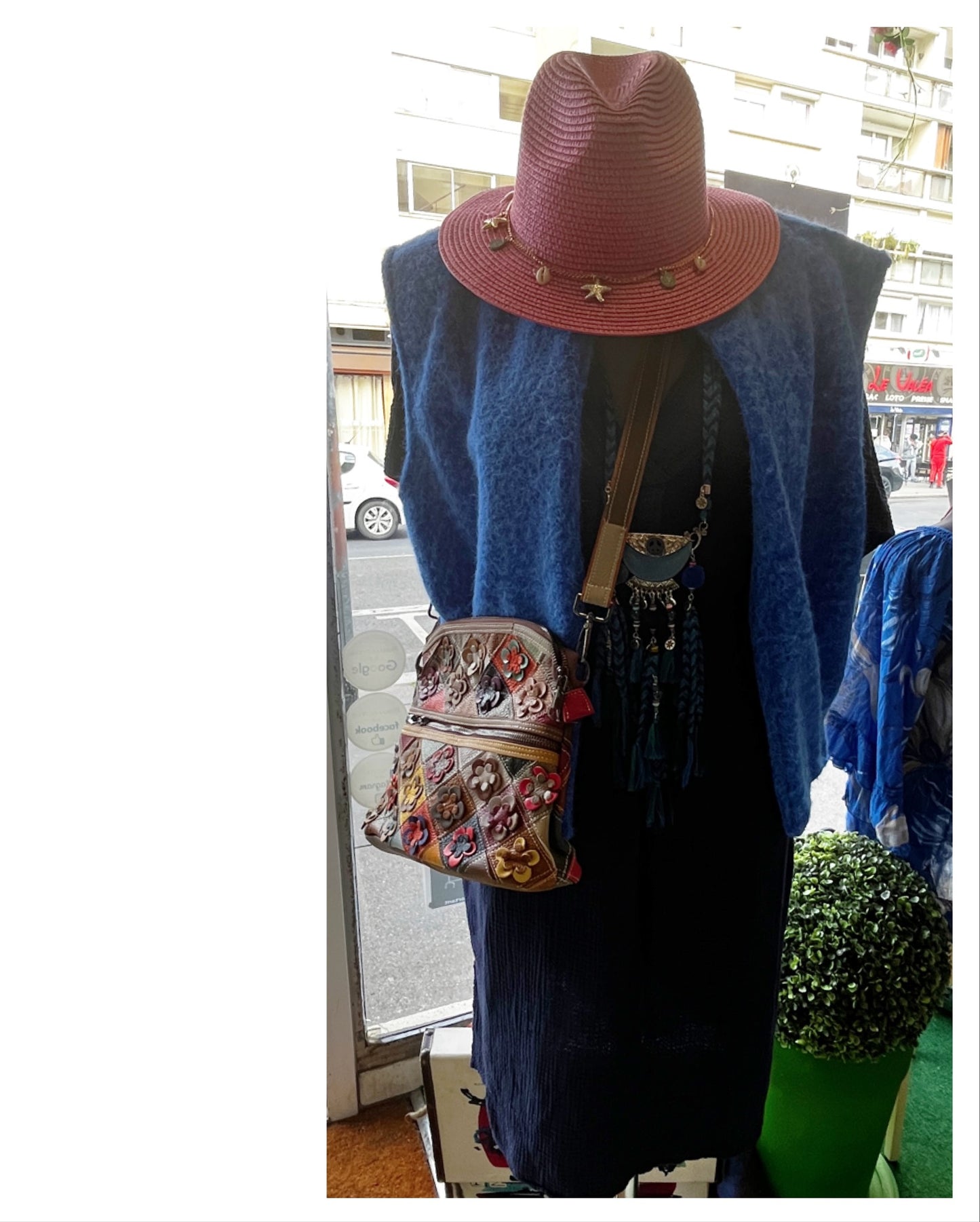 Robe gaze de coton modèle Liliane