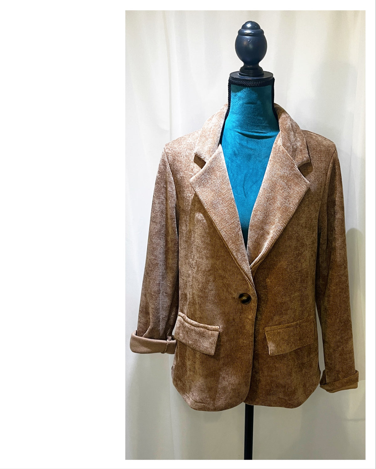 Veste velour modèle Gaby
