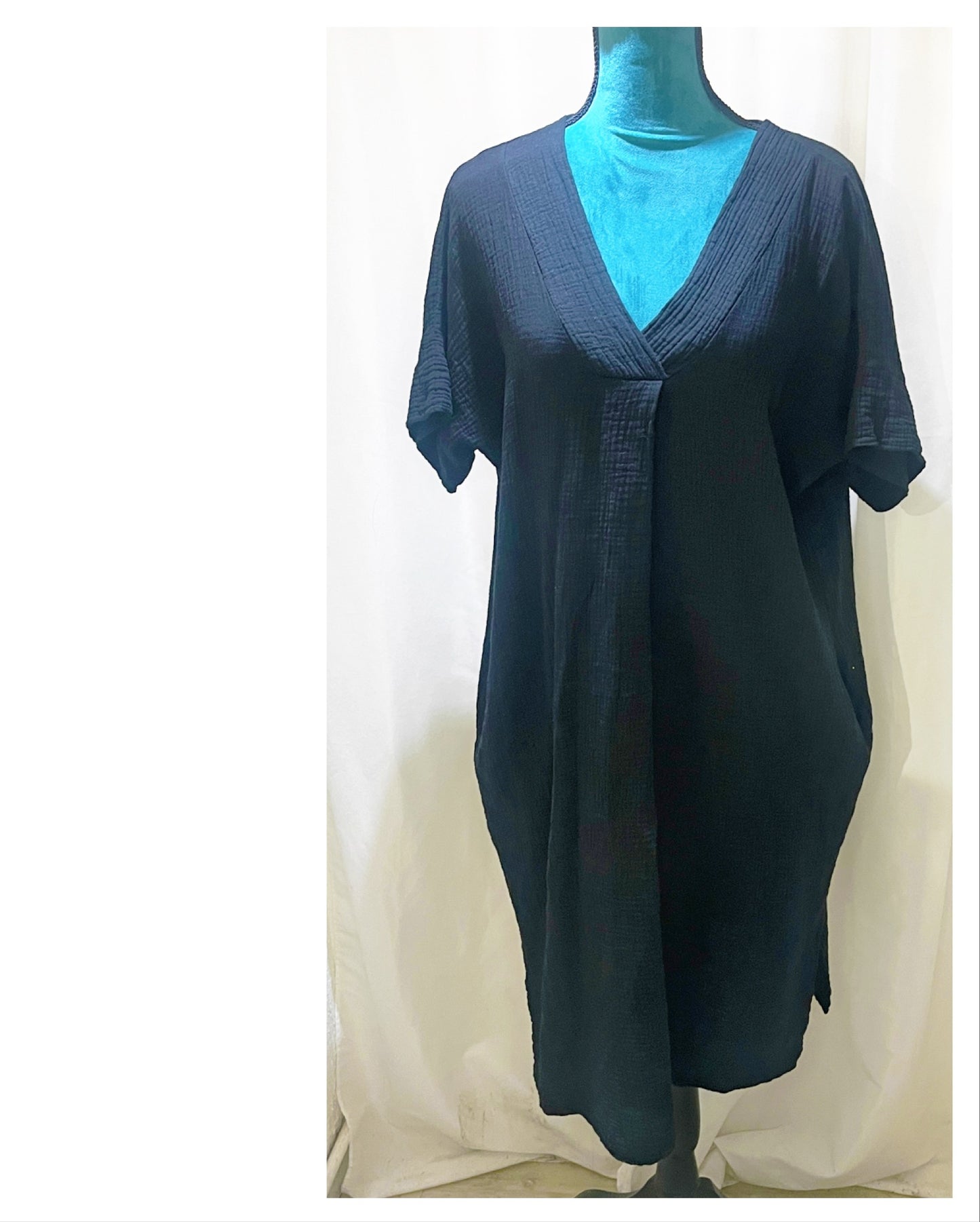Robe gaze de coton modèle Liliane