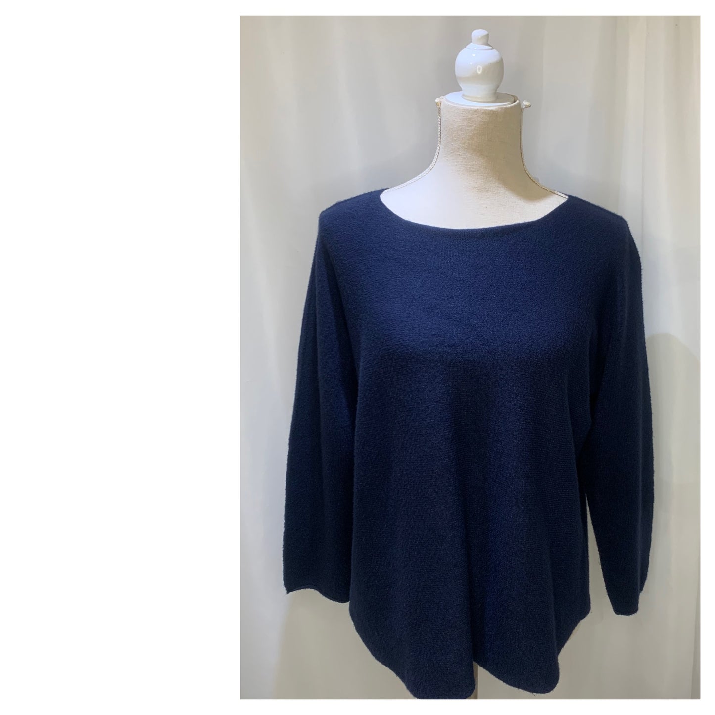 Pull encolure ronde modèle Petite Émilie sans couture