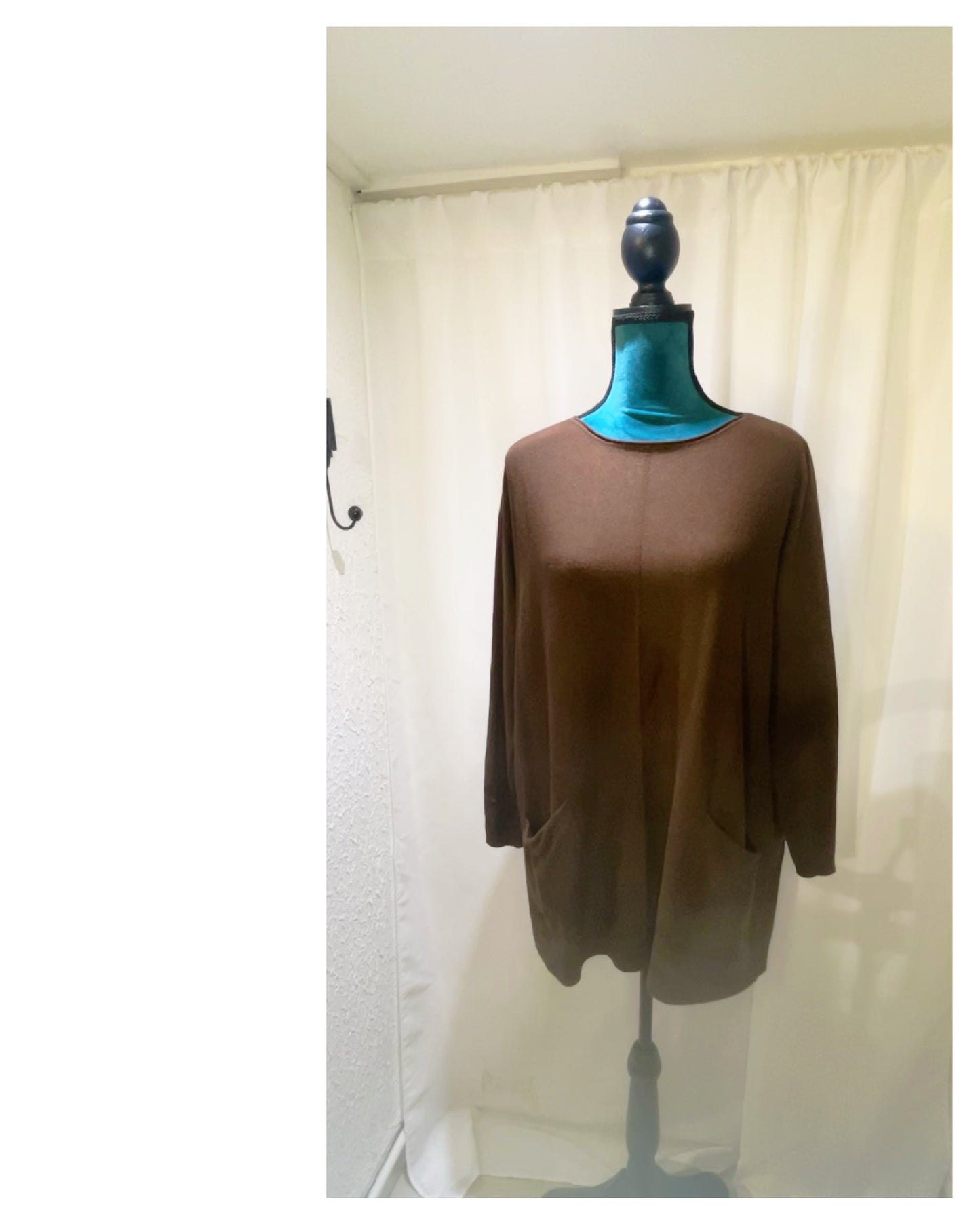 Tunique Pull évasé encolure ronde modèle Nadia