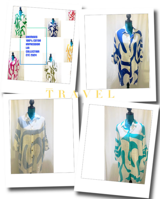 Chemise Robe classique longue modèle Kanac