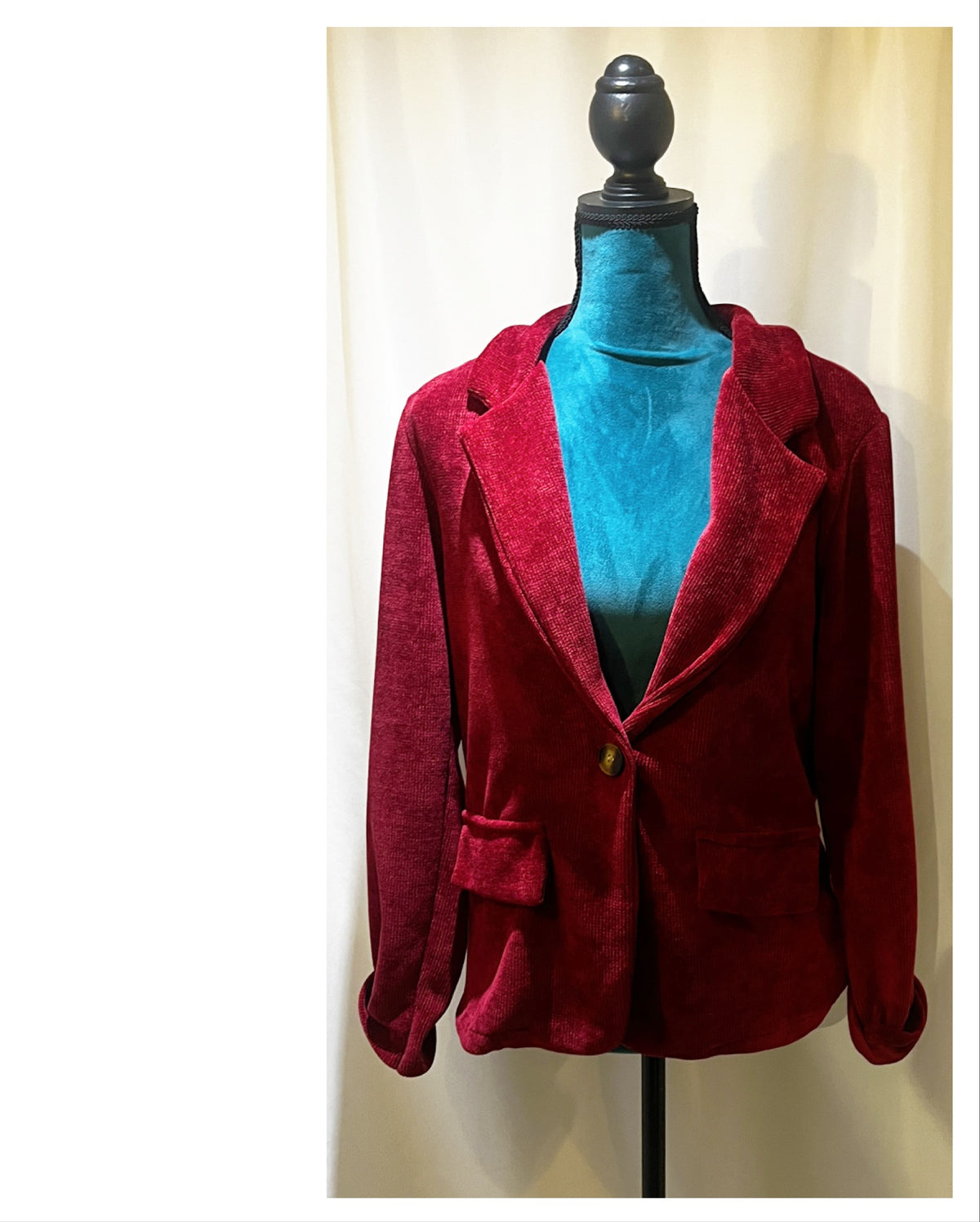 Veste velour modèle Gaby