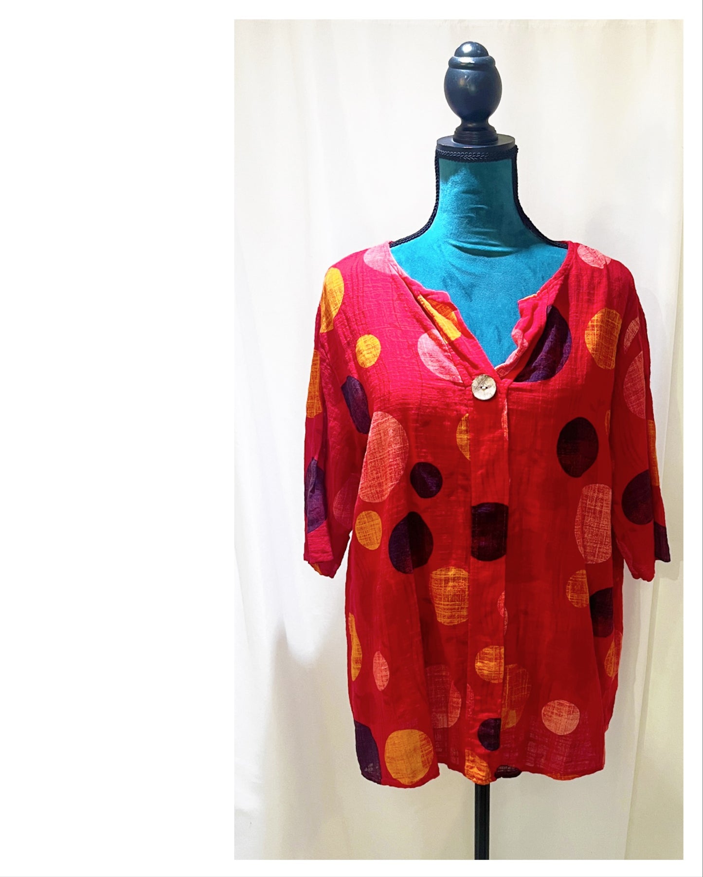 Tunique modèle Bulles en coton