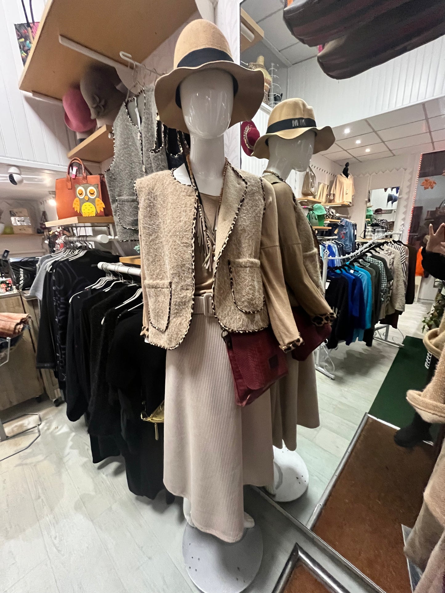 Jupe longue velours côtelé modèle Annick