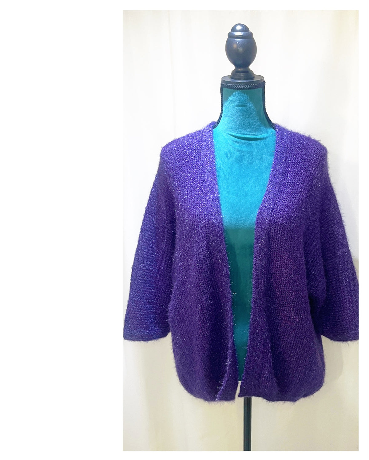Gilet maille modèle Lison tout doux mi long