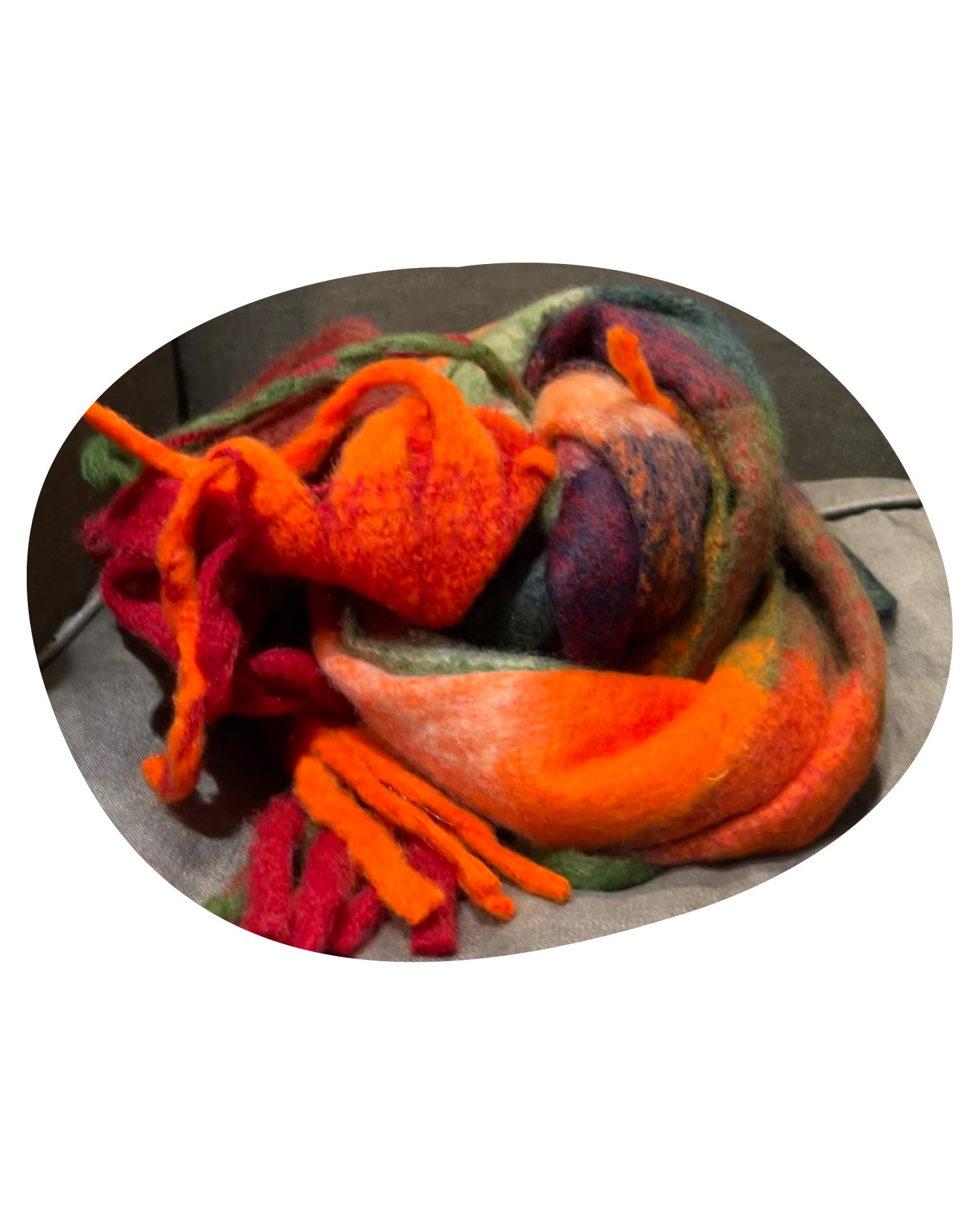 Écharpe modèle Choux coloris écossais