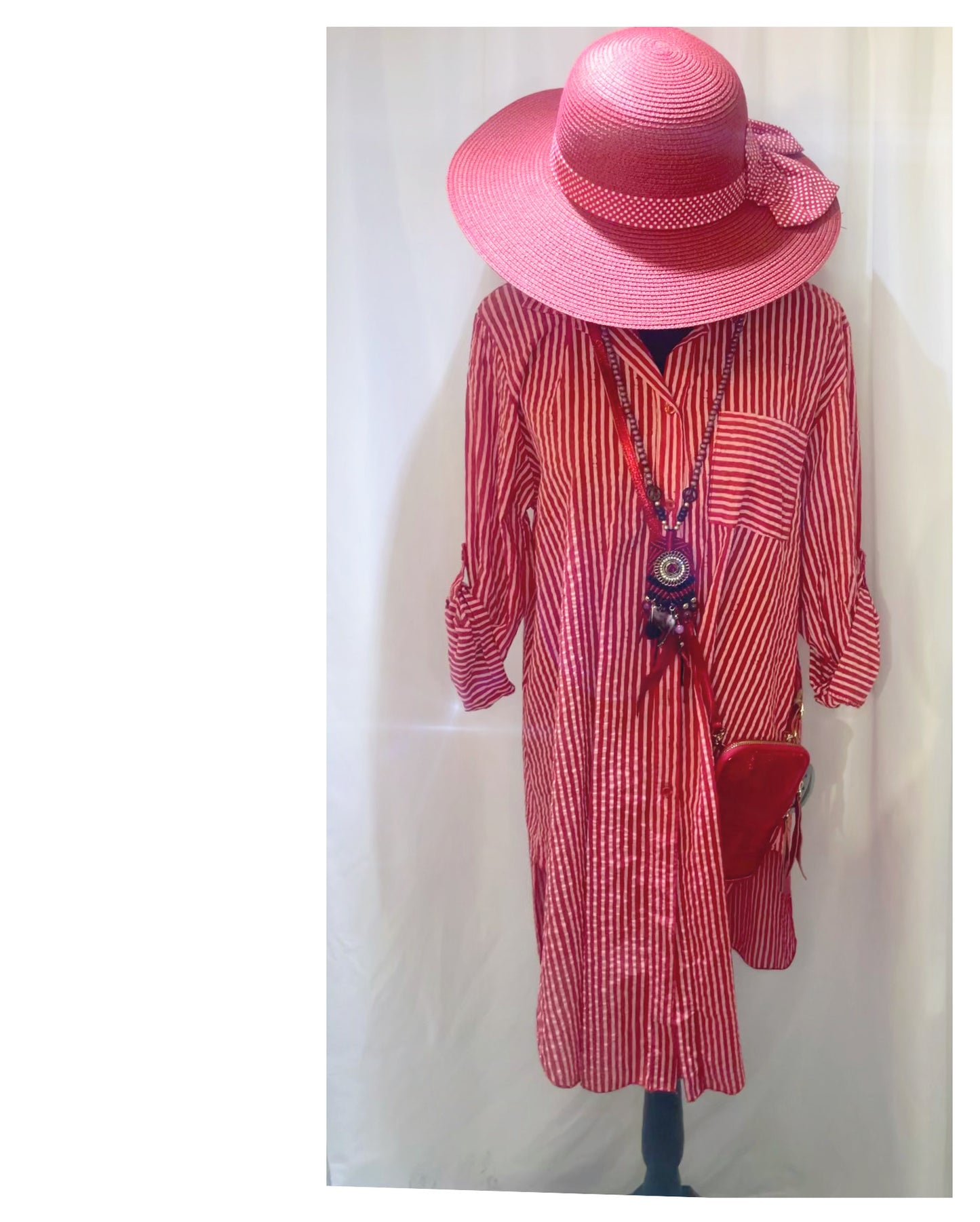 Chemise Robe Rayures modèle Alba