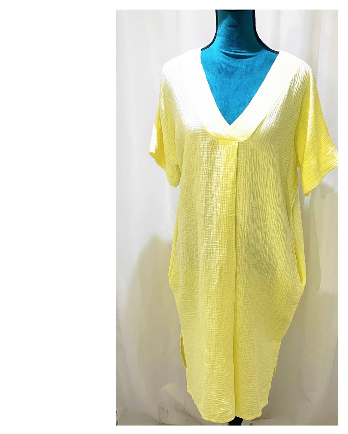 Robe gaze de coton modèle Liliane