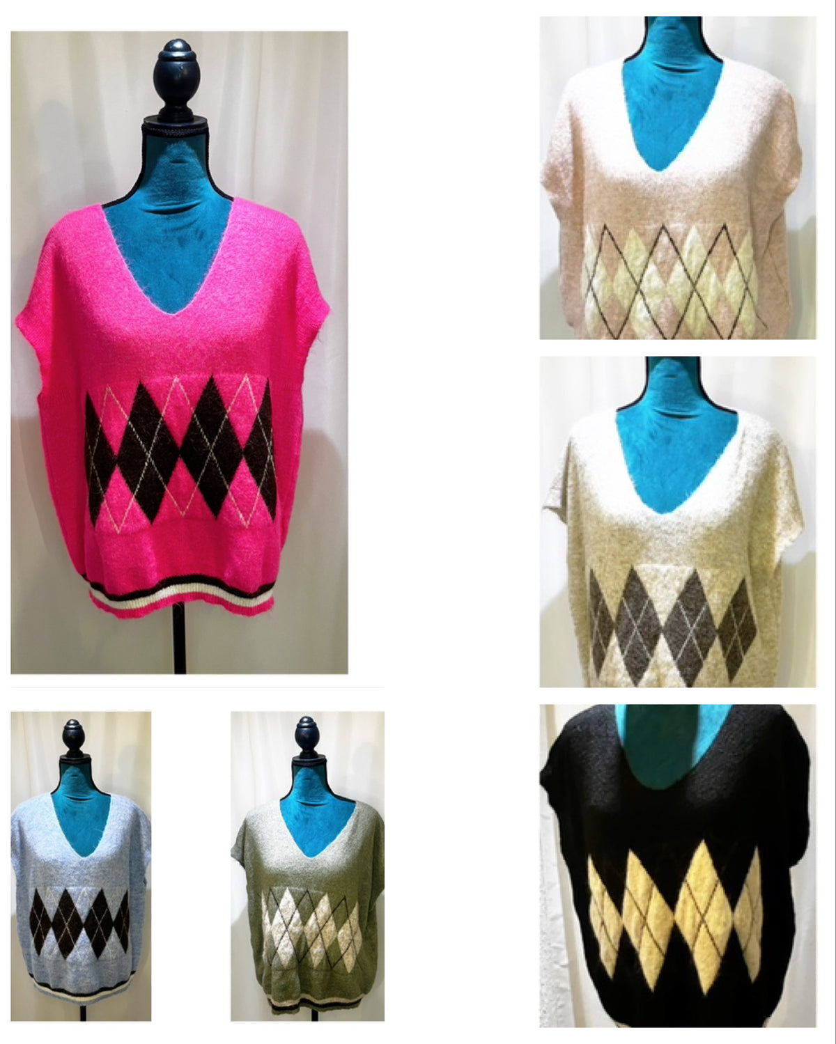 Pull sans manche modèle Alma