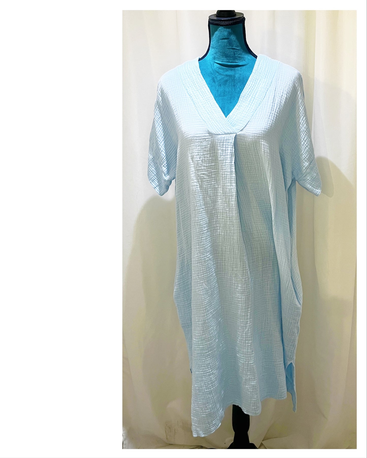 Robe gaze de coton modèle Liliane
