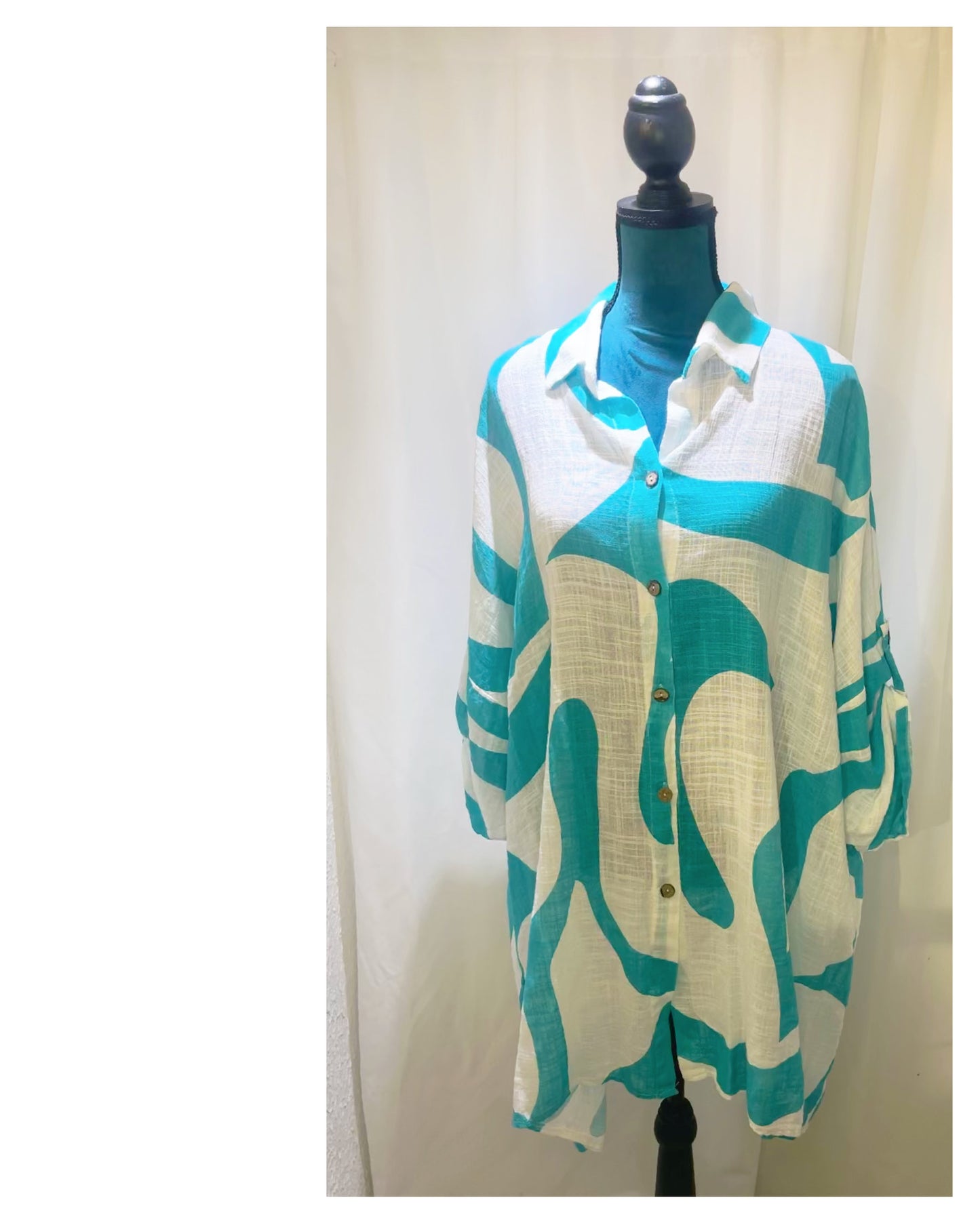 Chemise Robe classique longue modèle Kanac