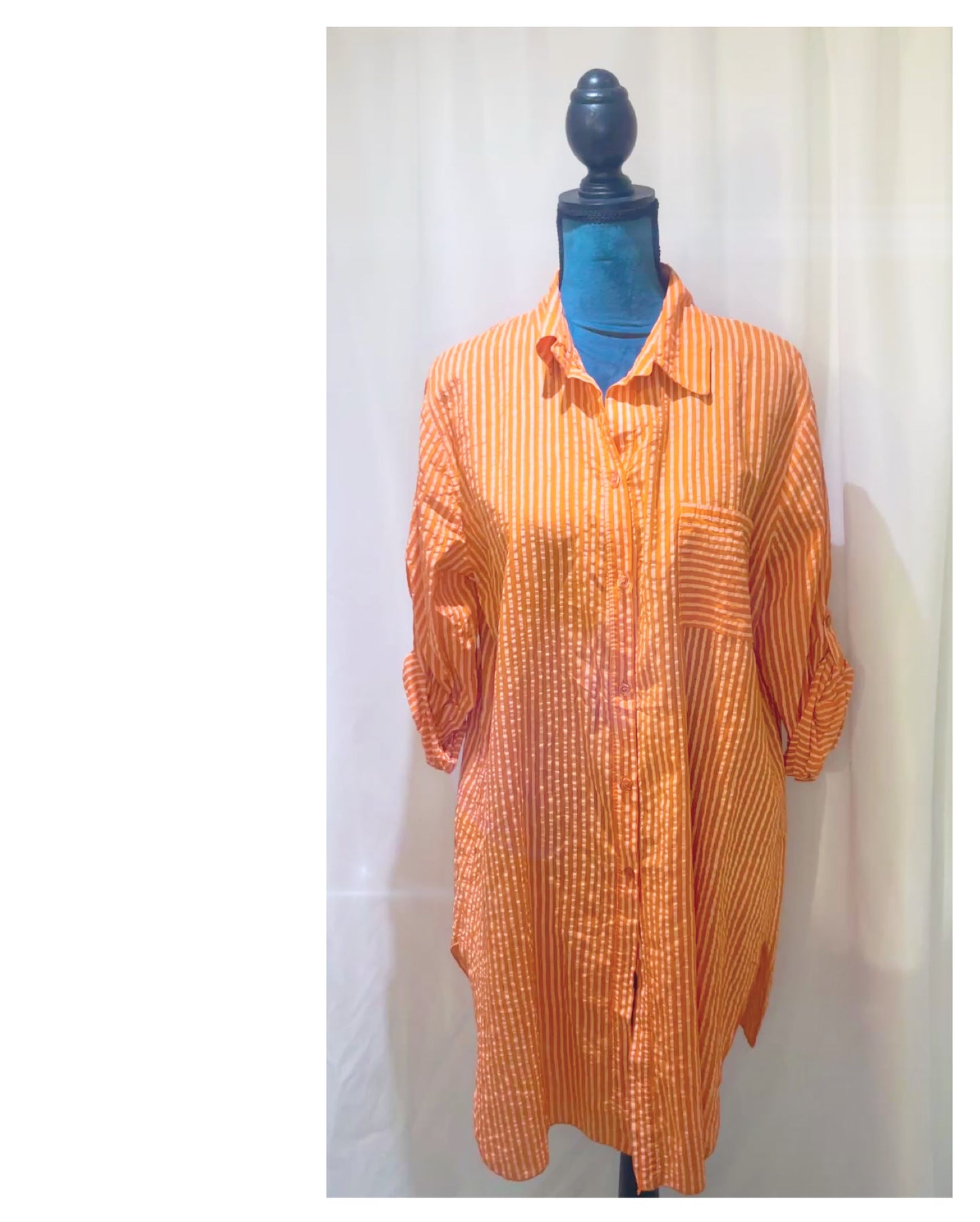 Chemise Robe Rayures modèle Alba