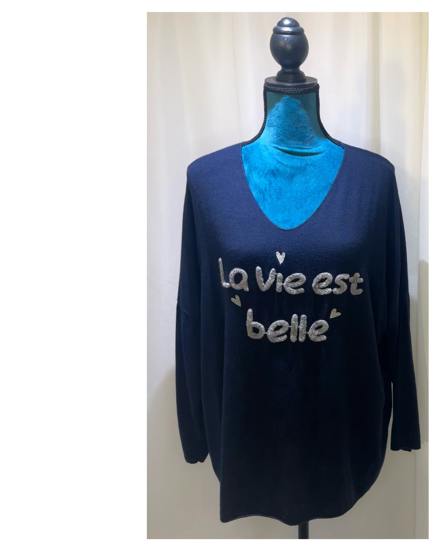 Pull message modèle la Vie est Belle