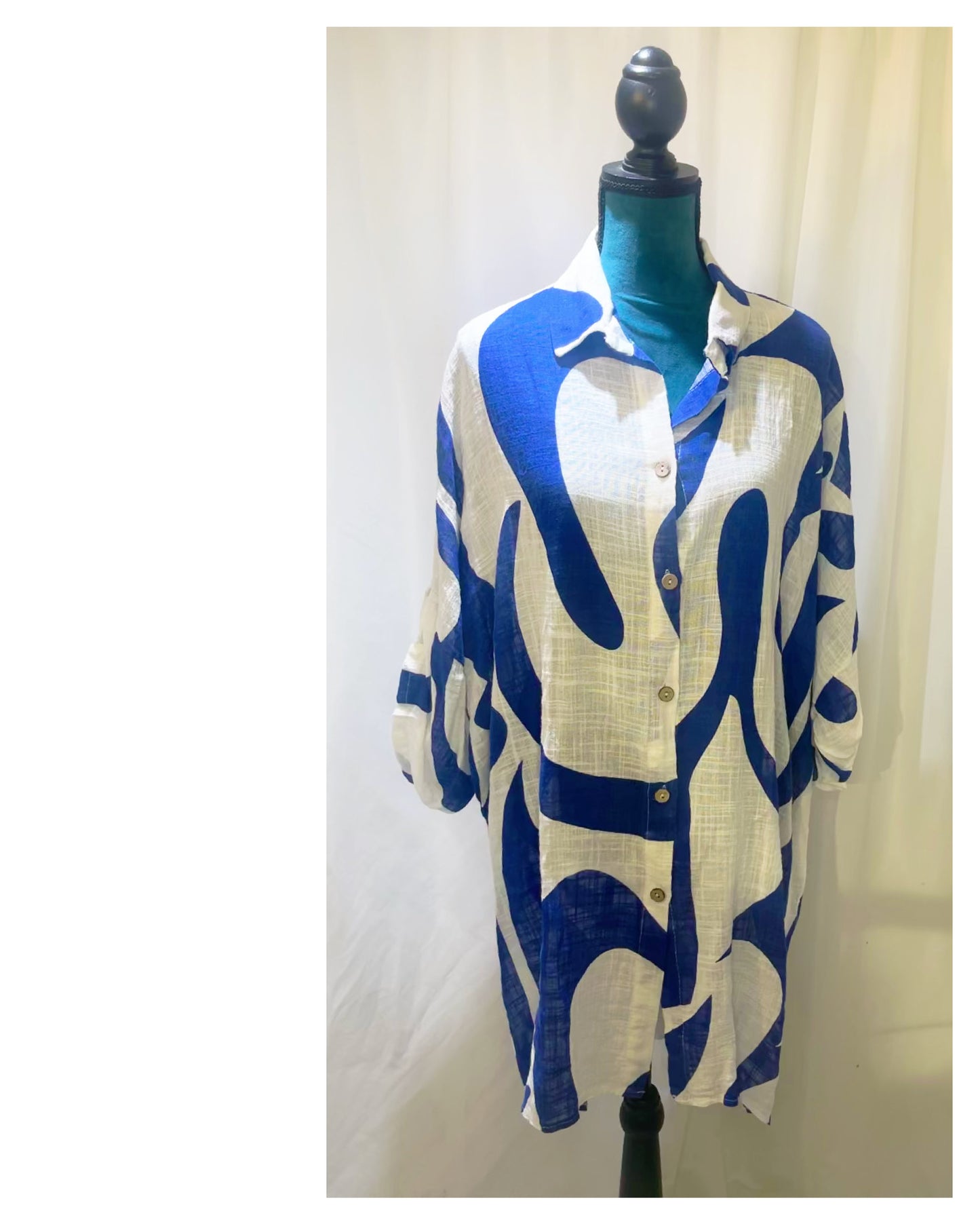 Chemise Robe classique longue modèle Kanac