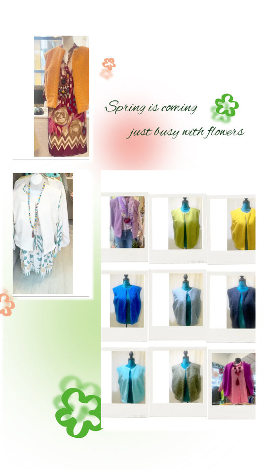 Gilet  sans manche modèle Teddy 🧸