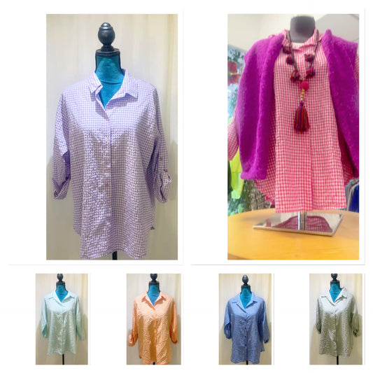 Chemise petits Carreaux modèle Romy