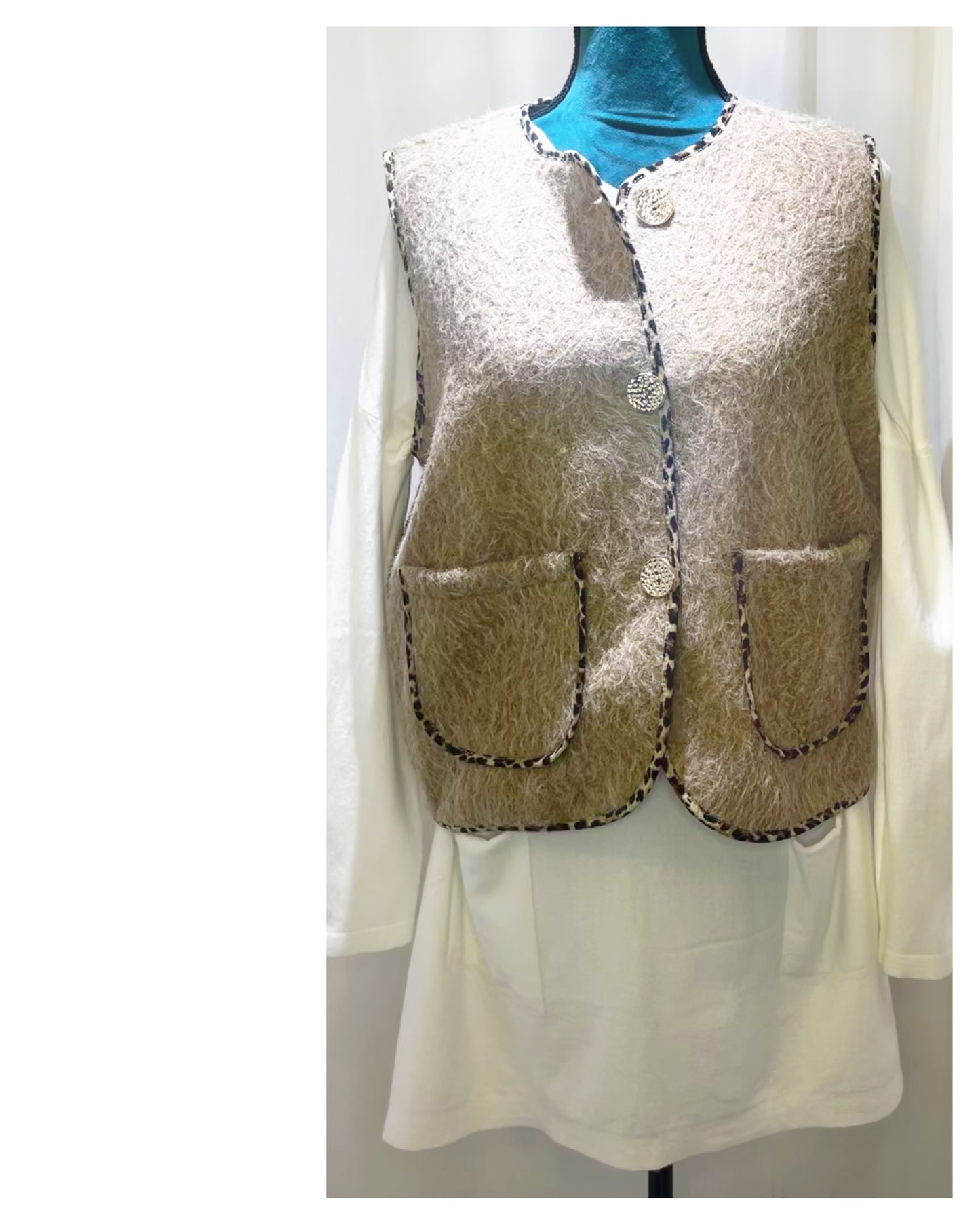 Gilet  manches courtes modèle Liserée