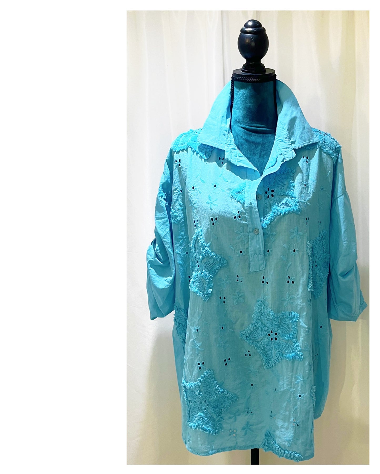 Chemise Uni Étoile 🌟 Modèle Louiza