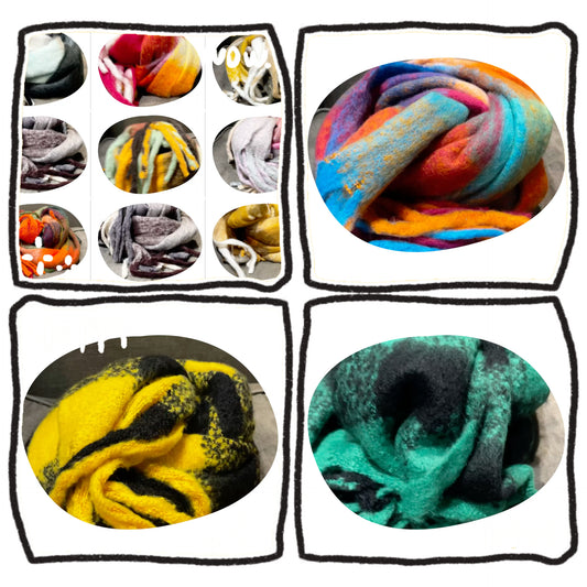 Écharpe modèle Choux coloris écossais