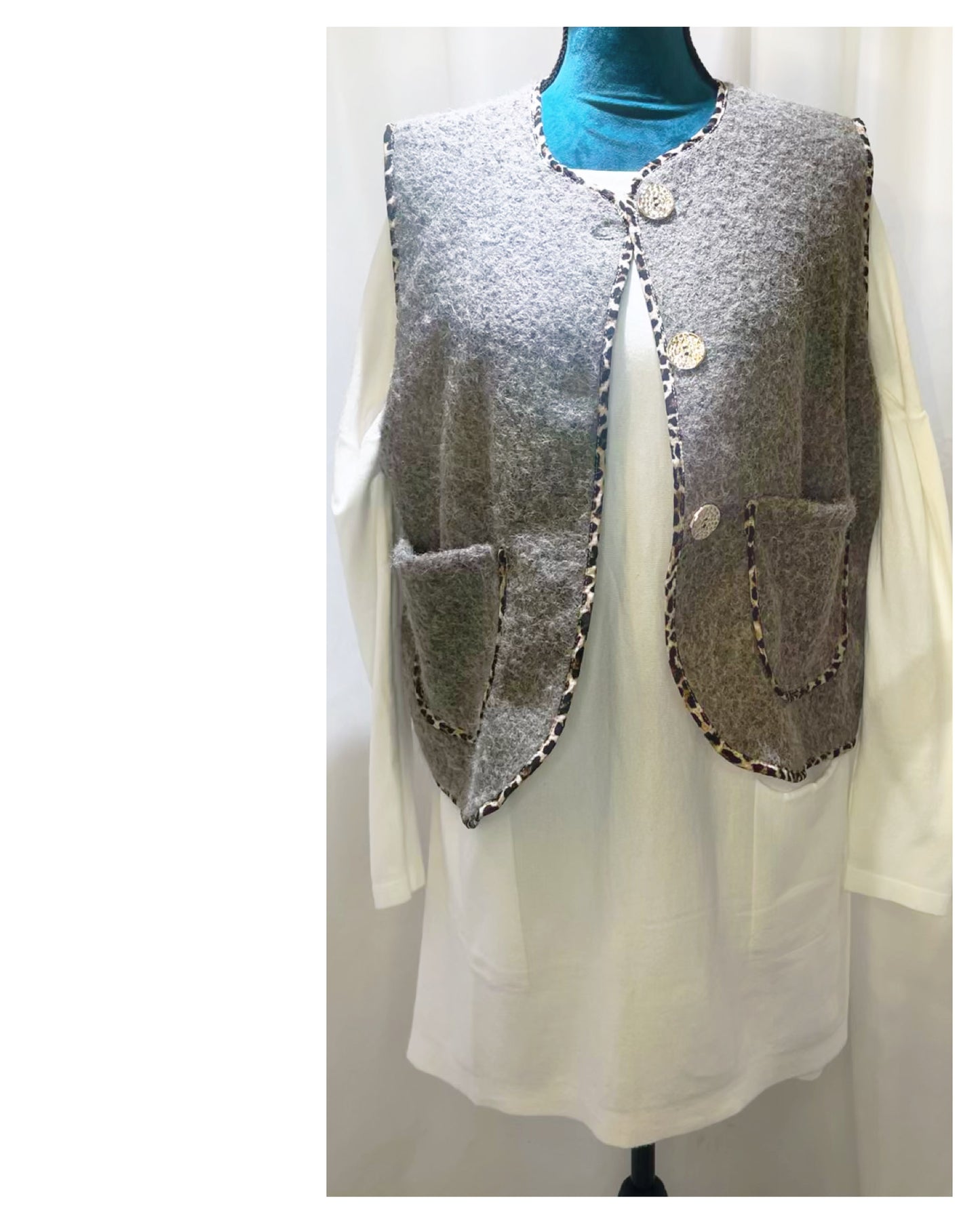 Gilet  manches courtes modèle Liserée