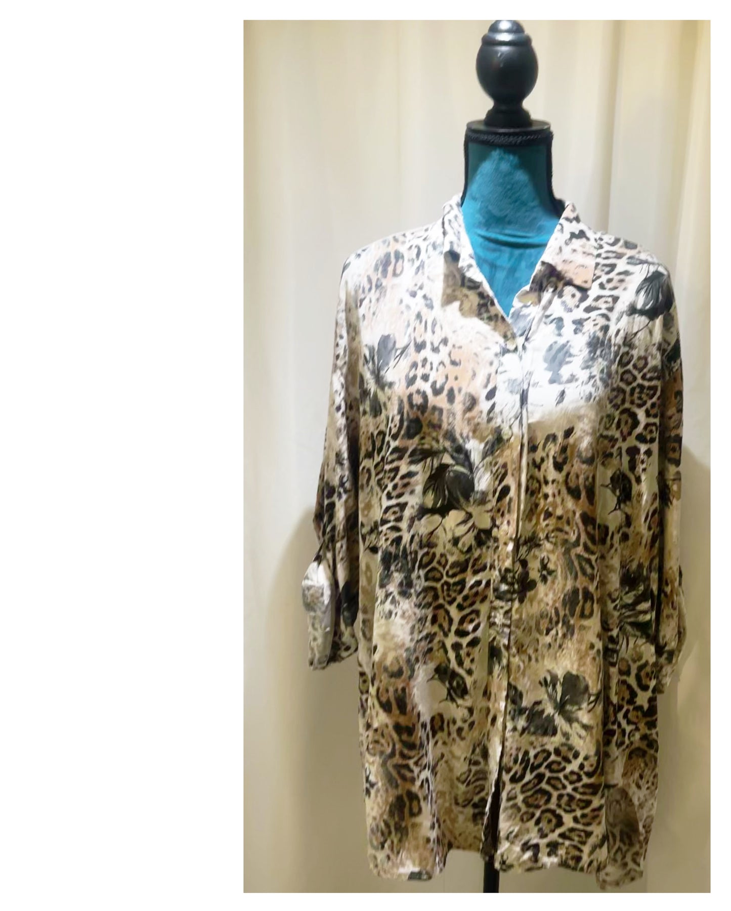 Chemise animal 🦒 modèle Savane