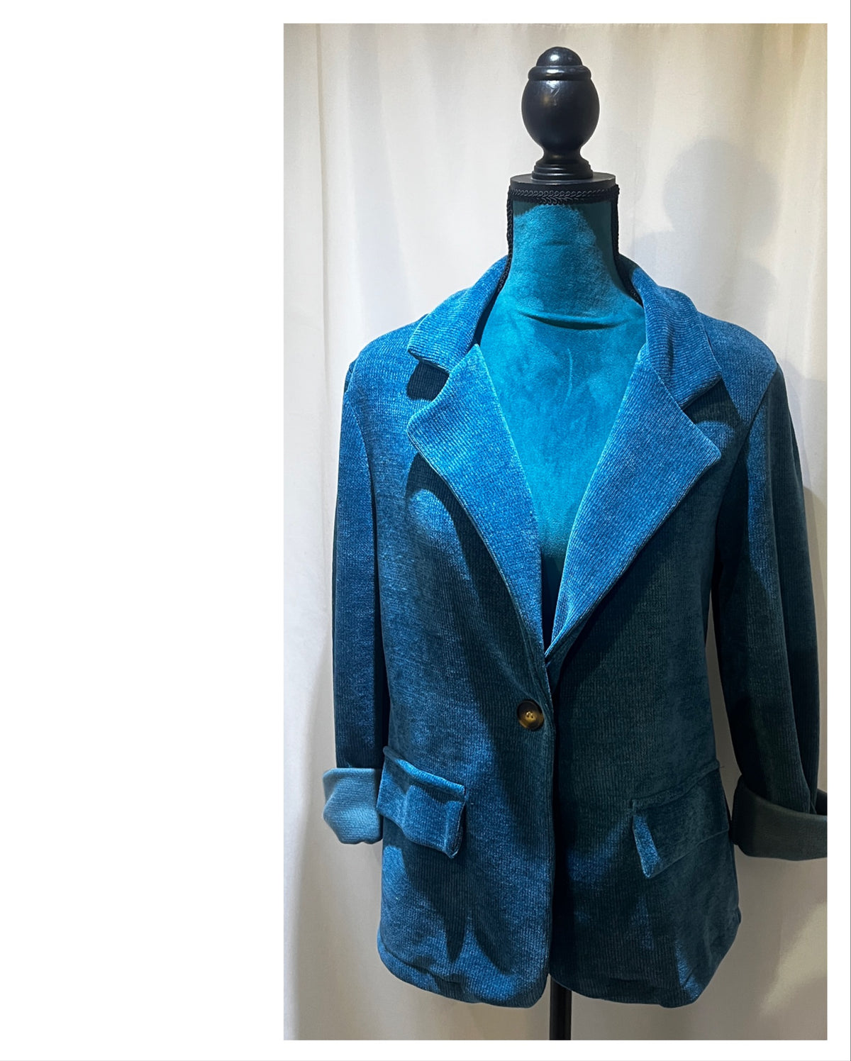 Veste velour modèle Gaby