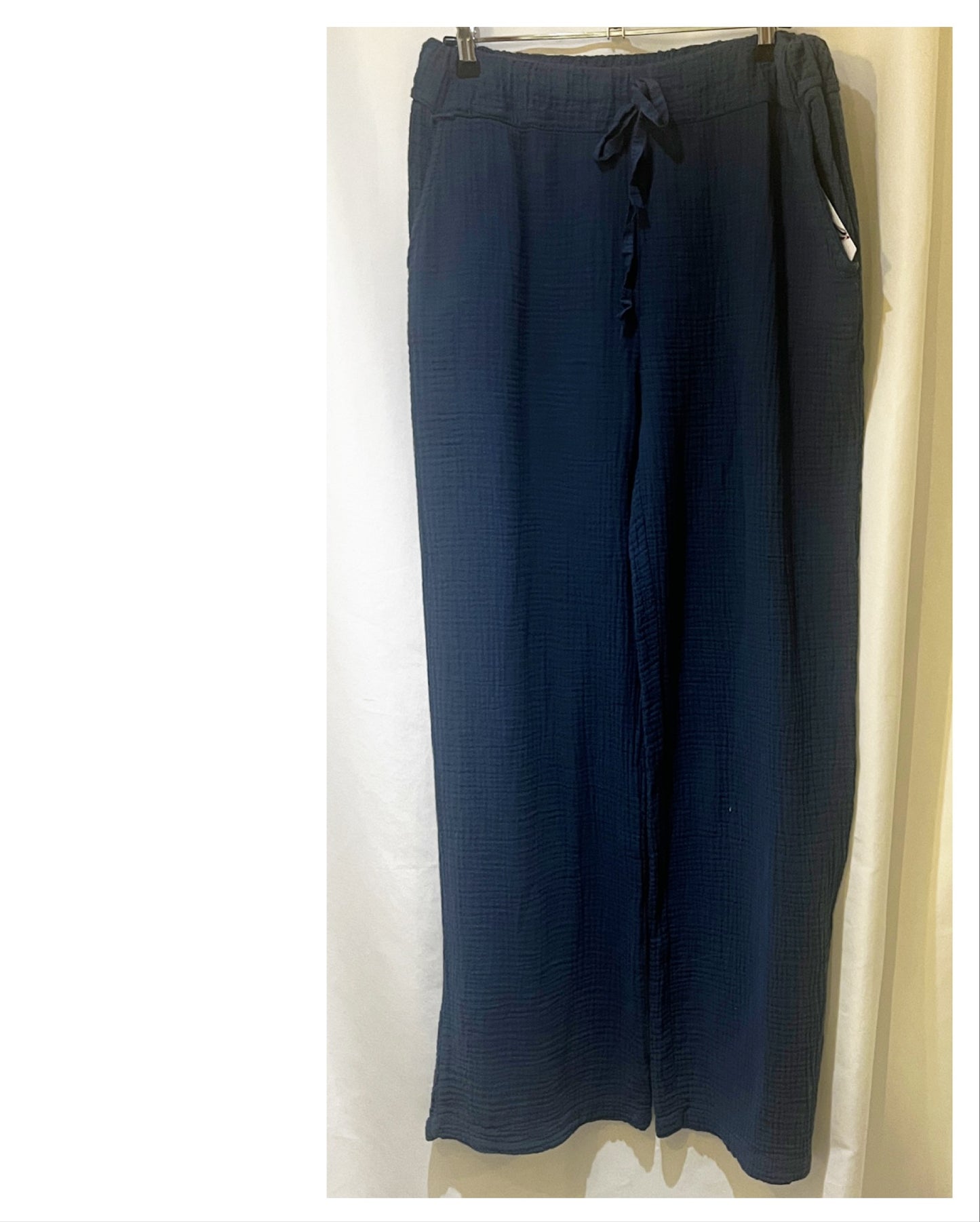 Pantalon Large gaze de coton modèle Suzanne