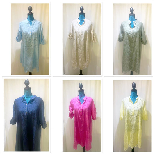 Robe dentelle Anglaise modèle Lou