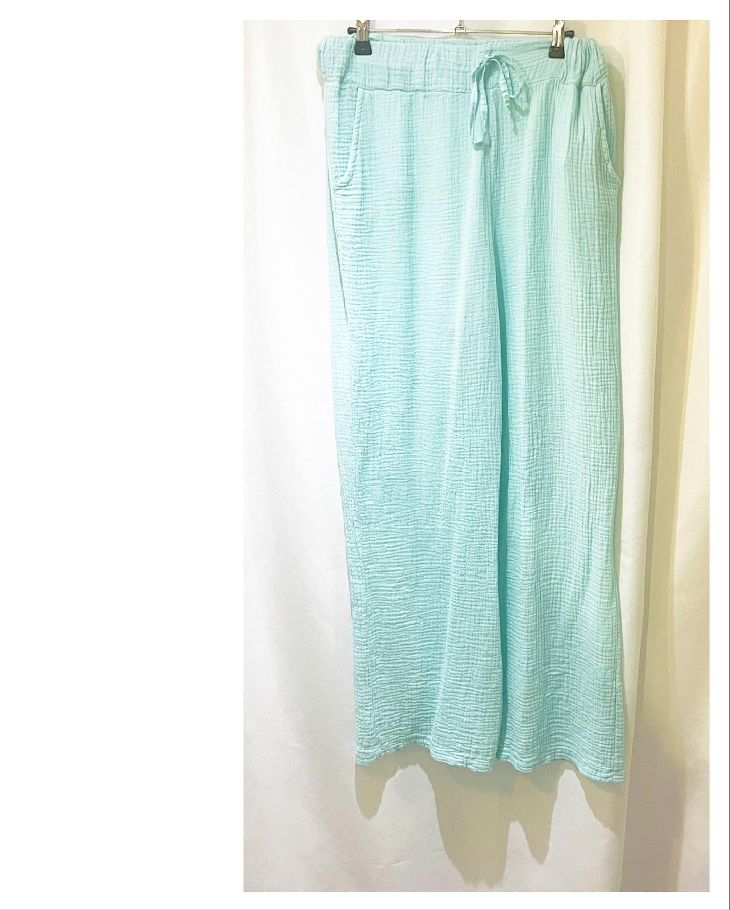Pantalon Large gaze de coton modèle Suzanne