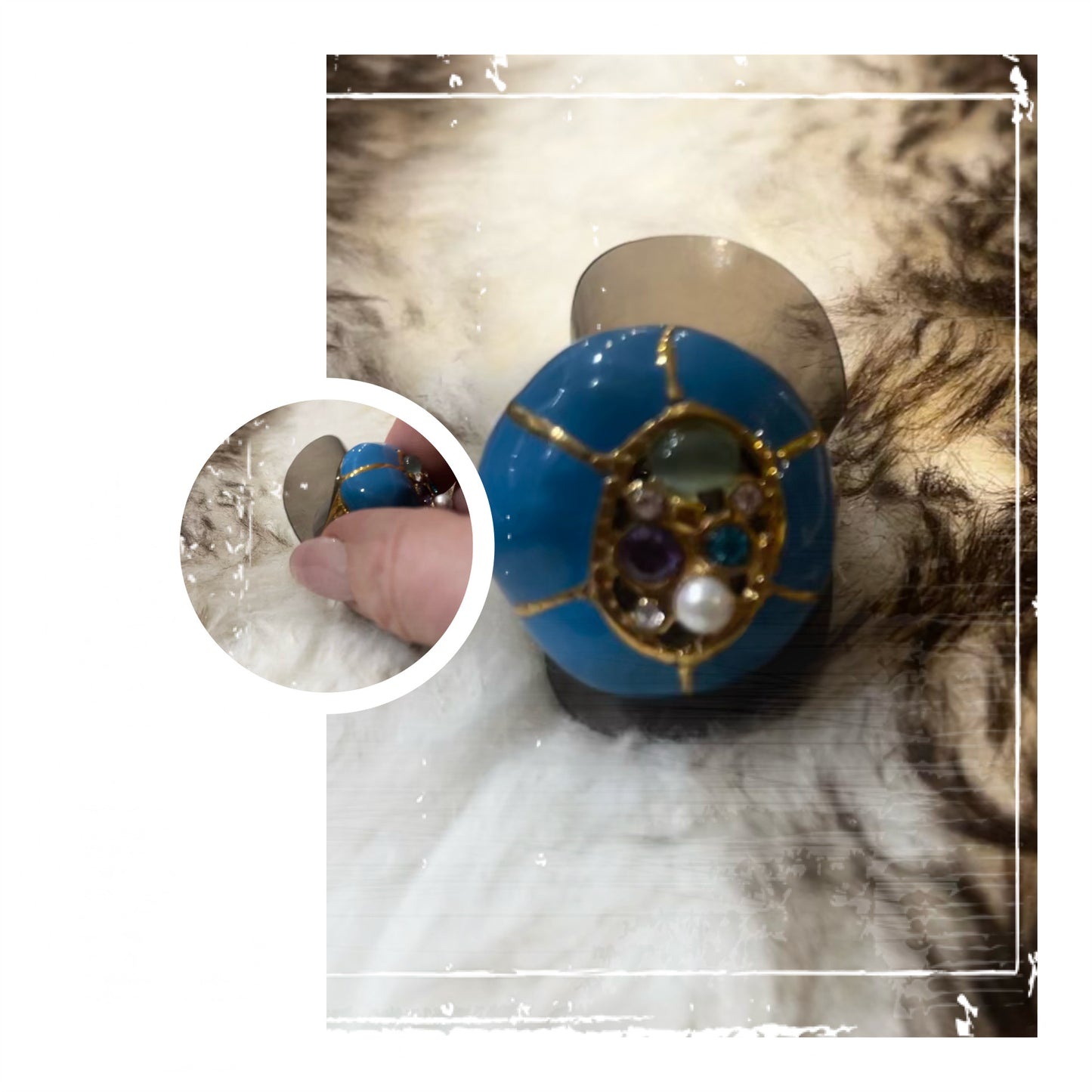 Magnifique Bagues acier chirurgical Or