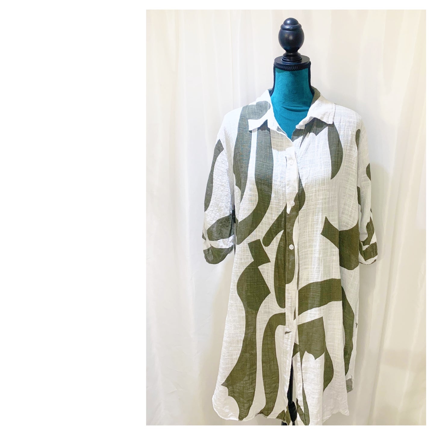 Chemise Robe classique longue modèle Kanac