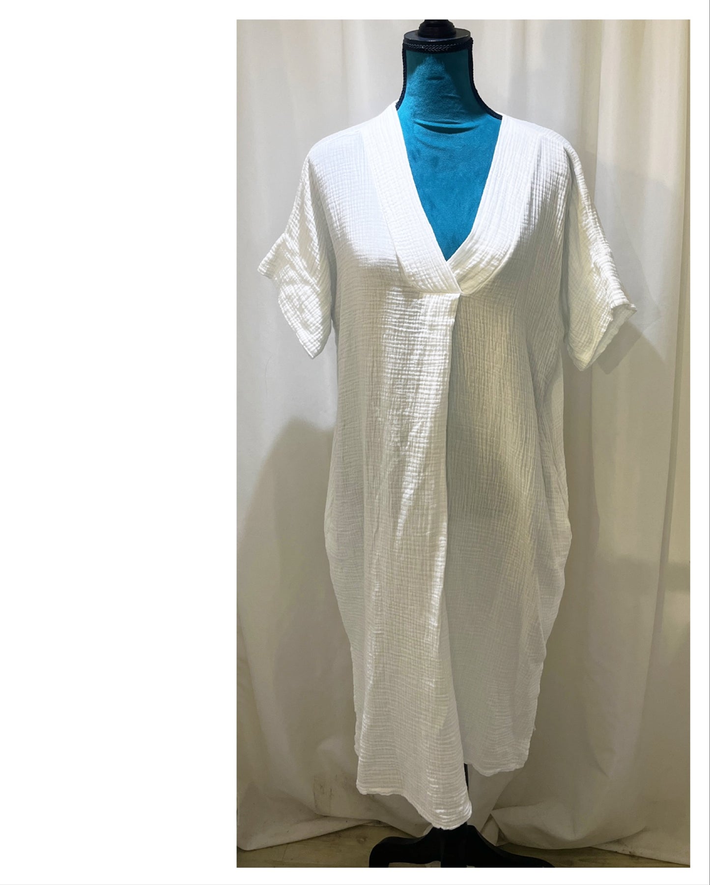 Robe gaze de coton modèle Liliane