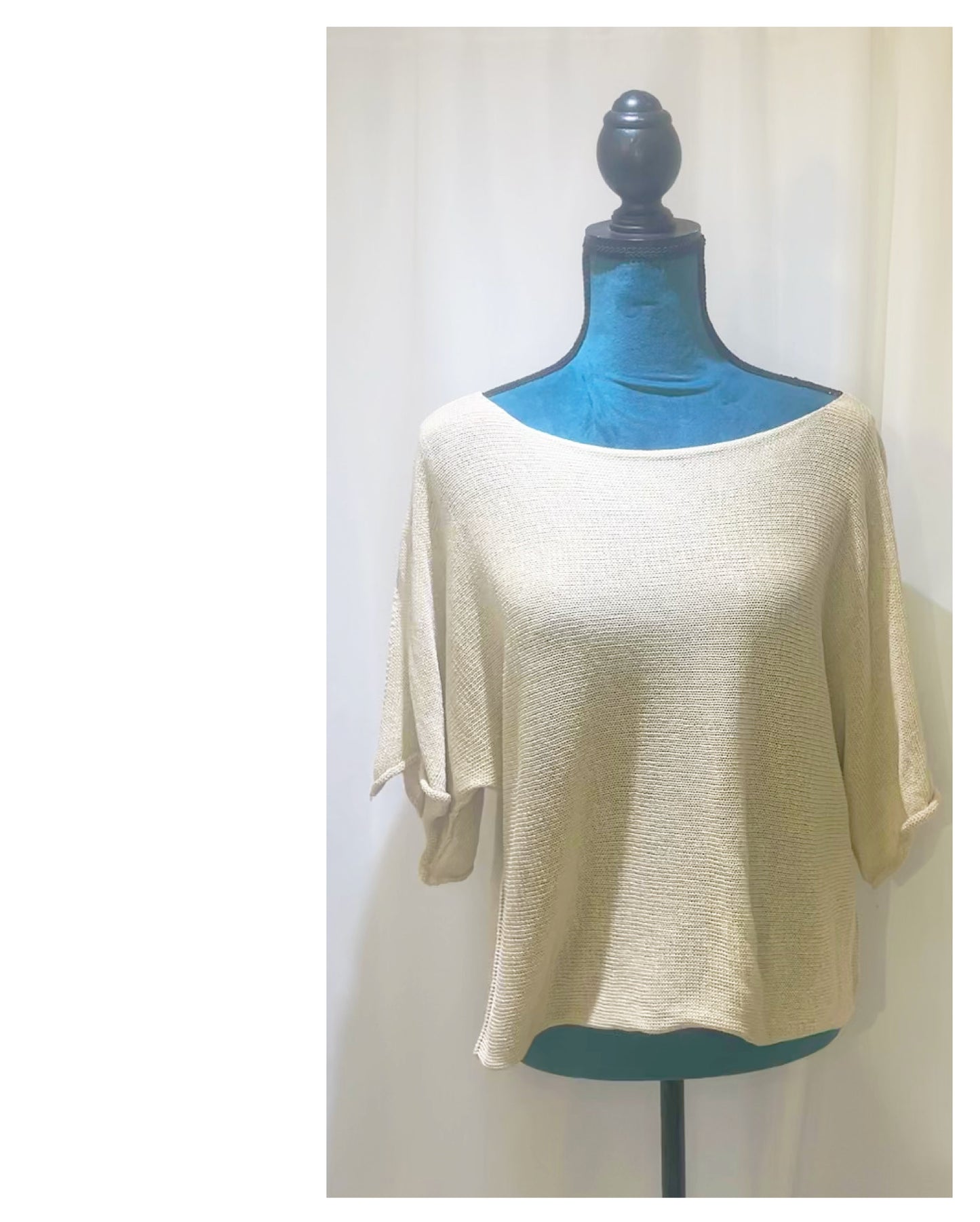 Pull maille fine Over size modèle Fantine