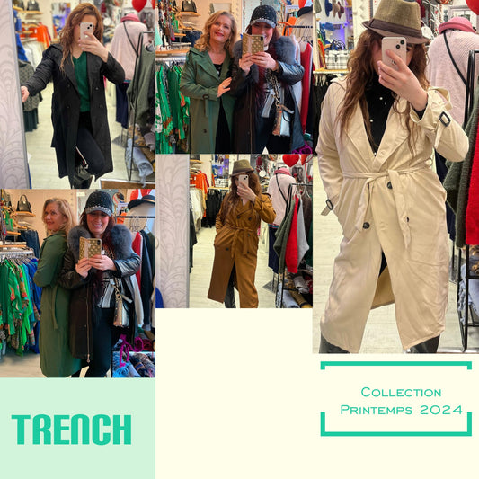 Trench modèle Italia chic et stylé