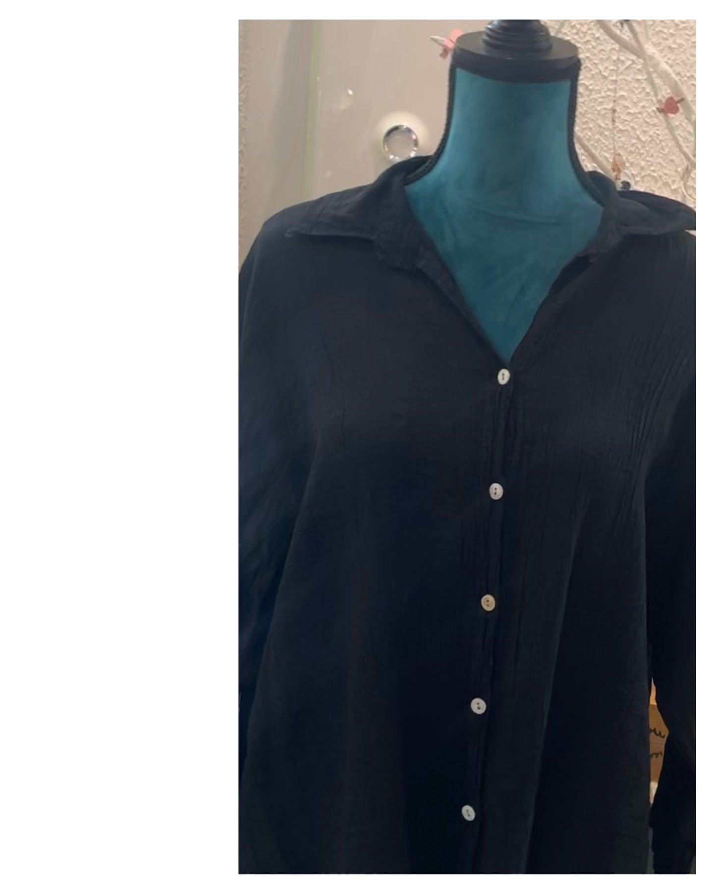 Chemise aspect chiffonnée modèle Claude