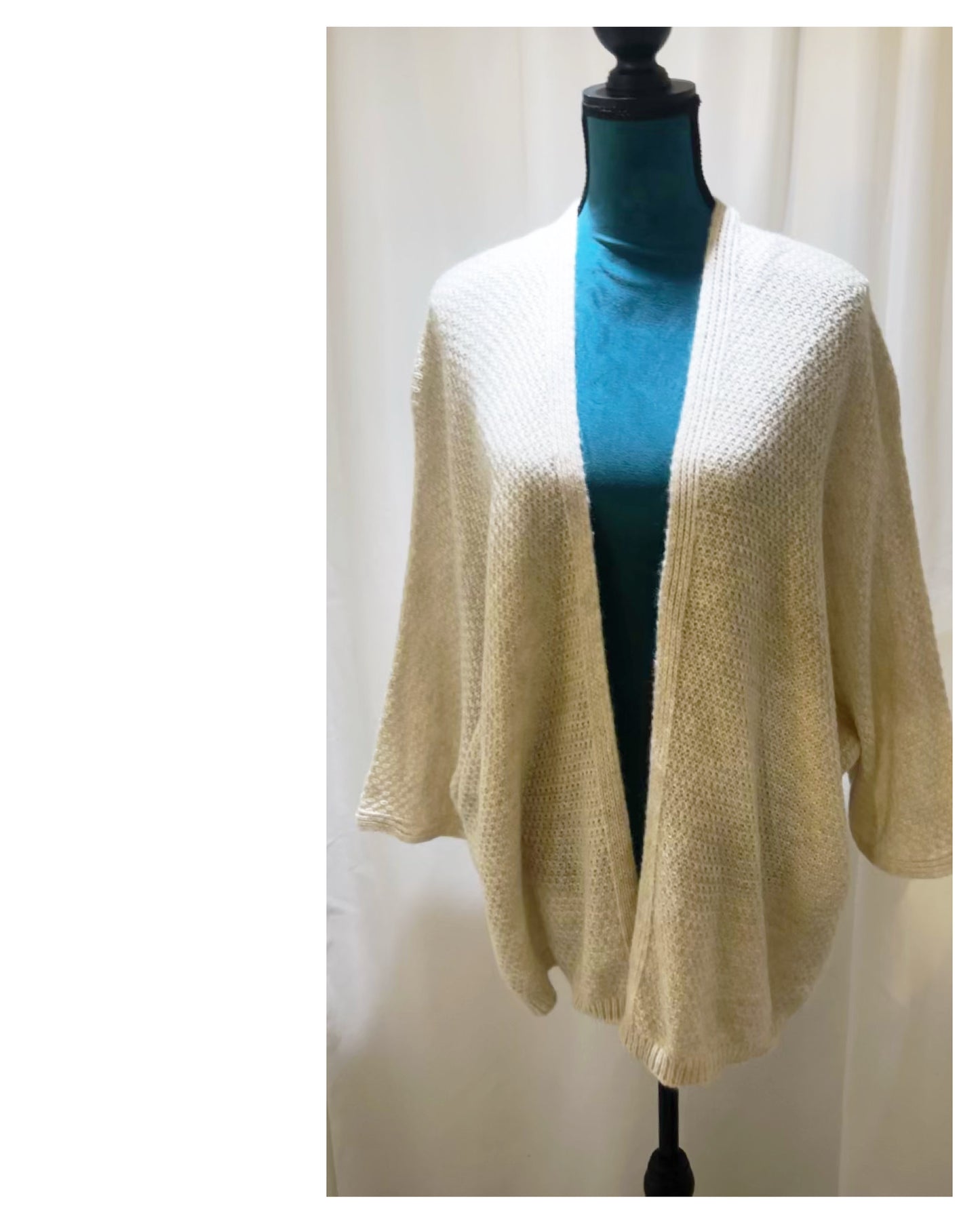 Gilet grosse maille mi long modèle Claudette