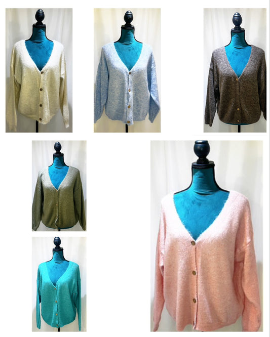 Gilet modèle Juliette 4 boutons tout doux