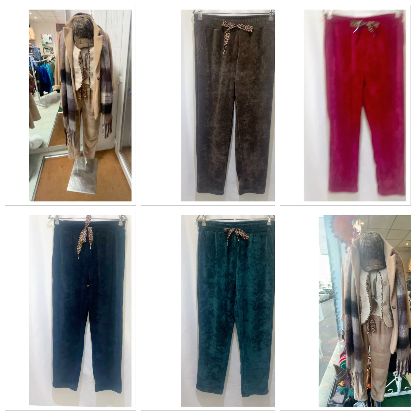 Pantalon velour modèle Canada