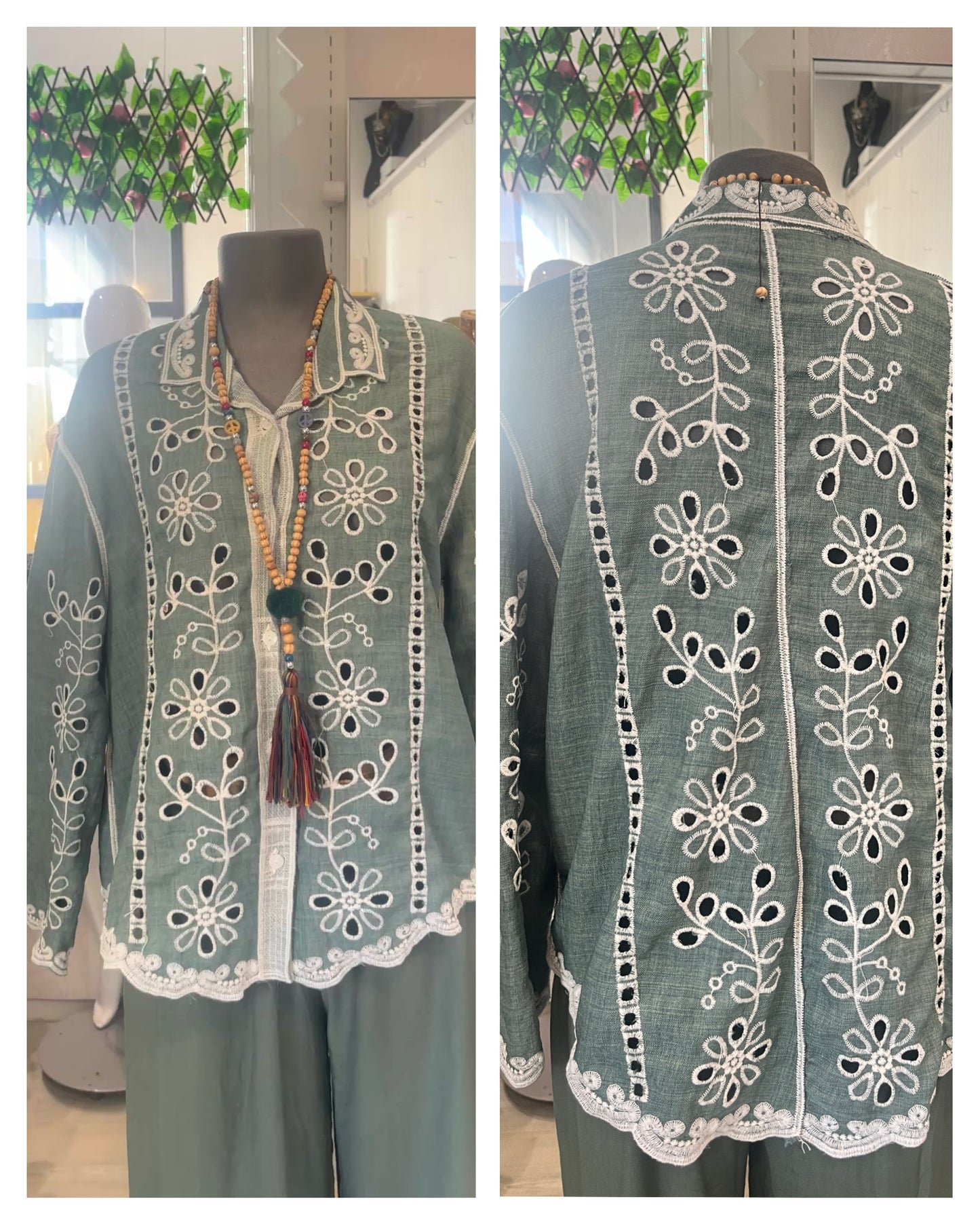 Chemise romantique modèle Anglaise