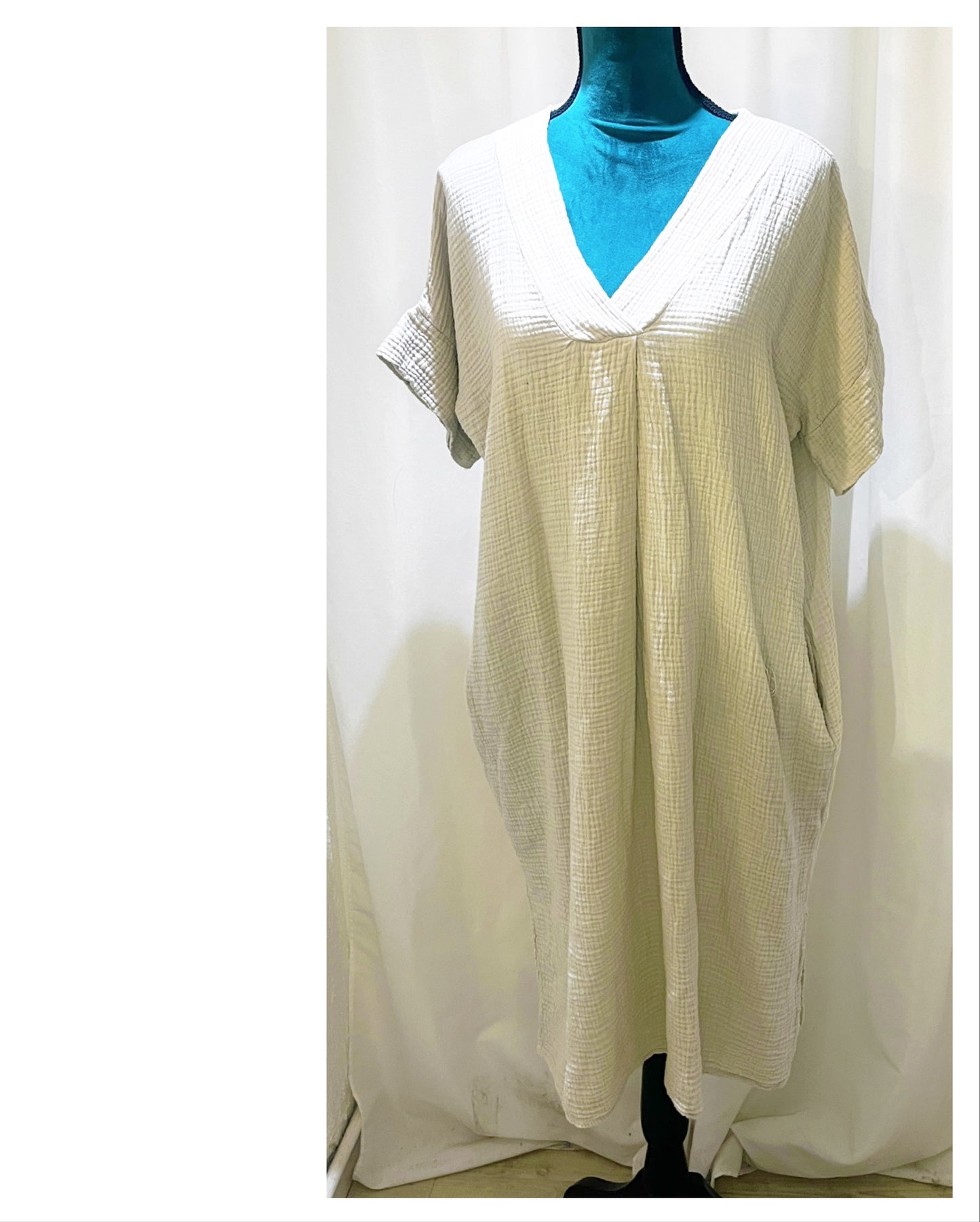 Robe gaze de coton modèle Liliane