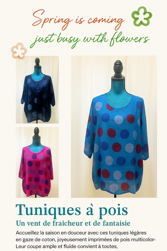 Tunique motifs colorés Modèle Carnaval