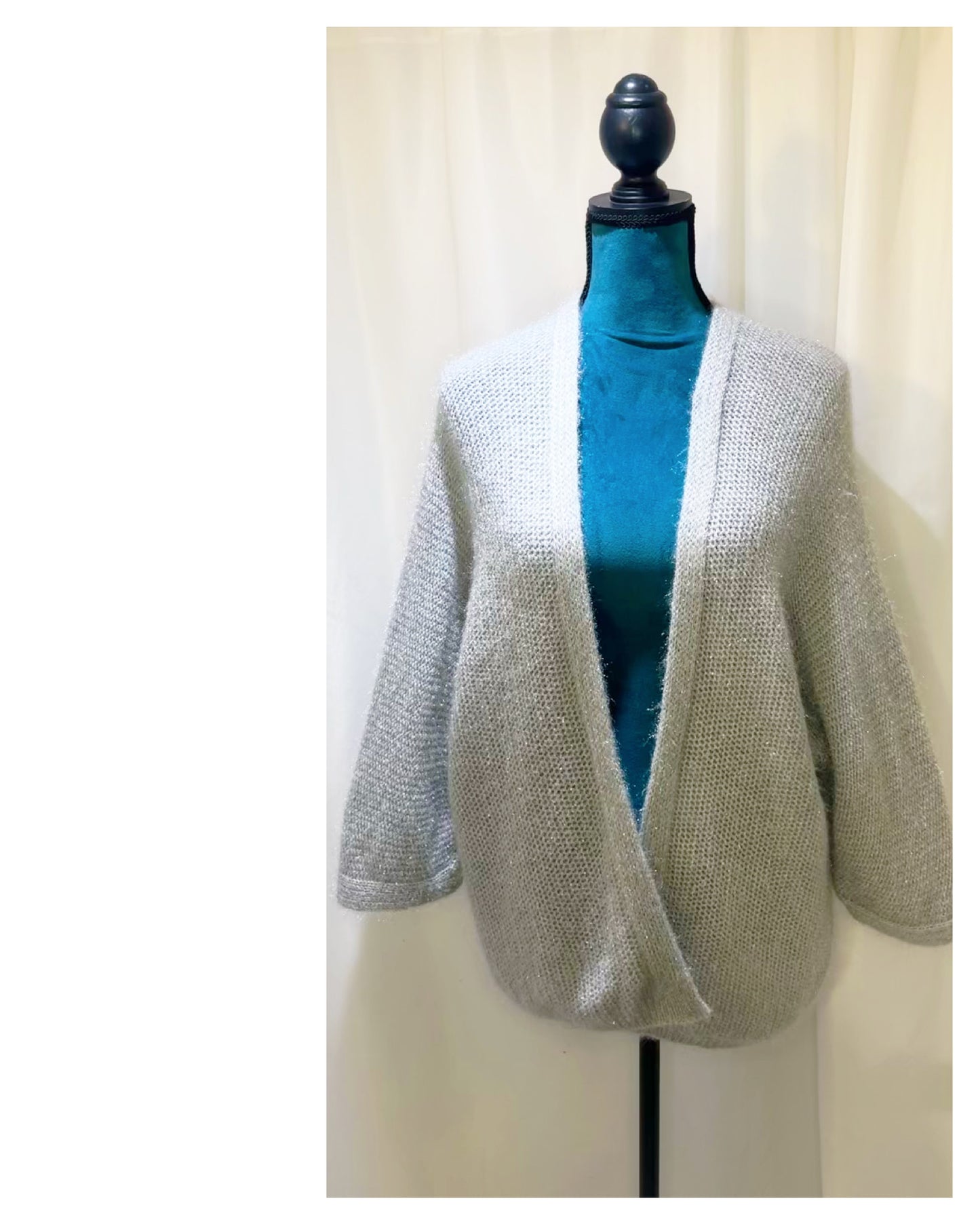 Gilet  maille mi long modèle Lison