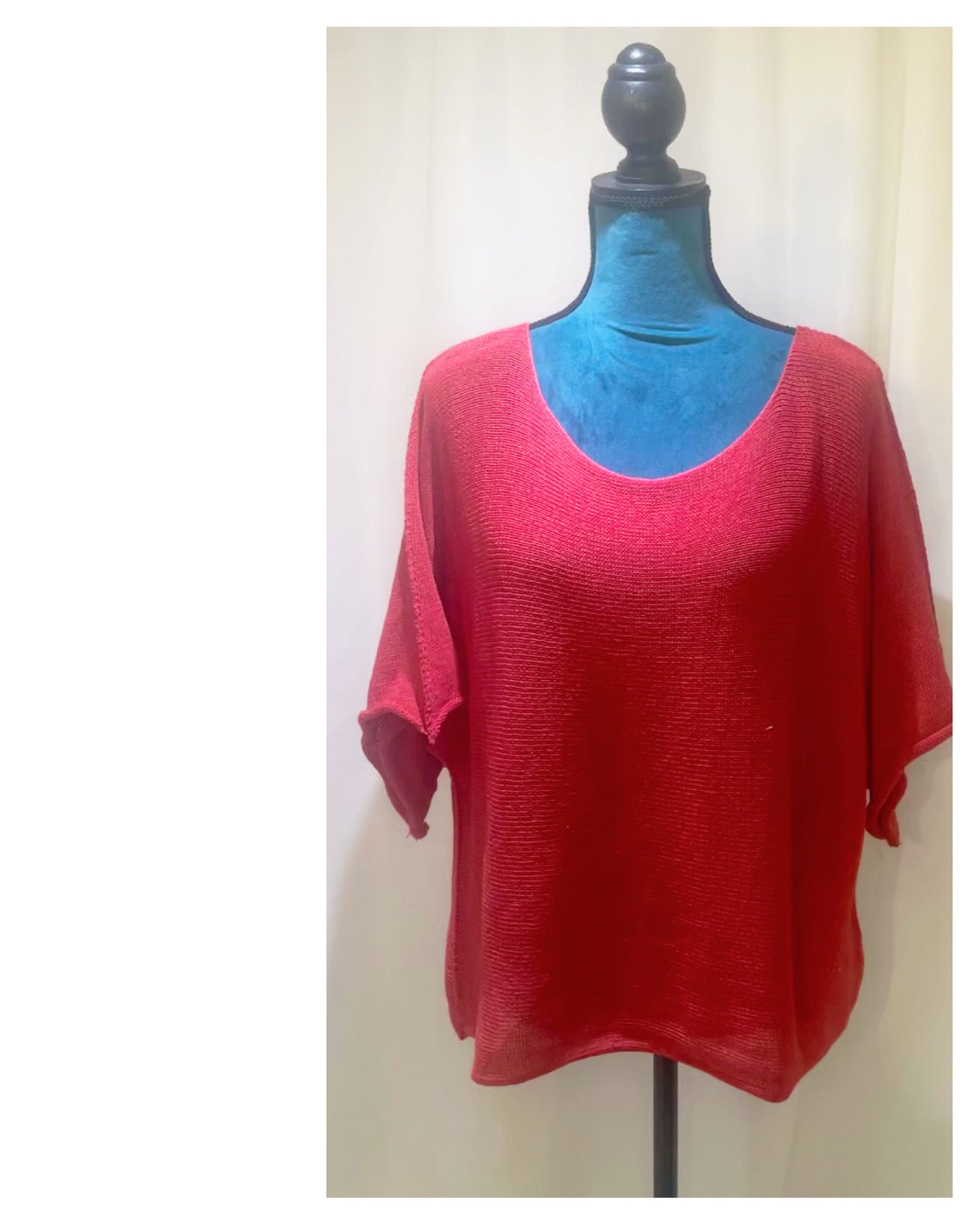 Pull maille fine Over size modèle Fantine