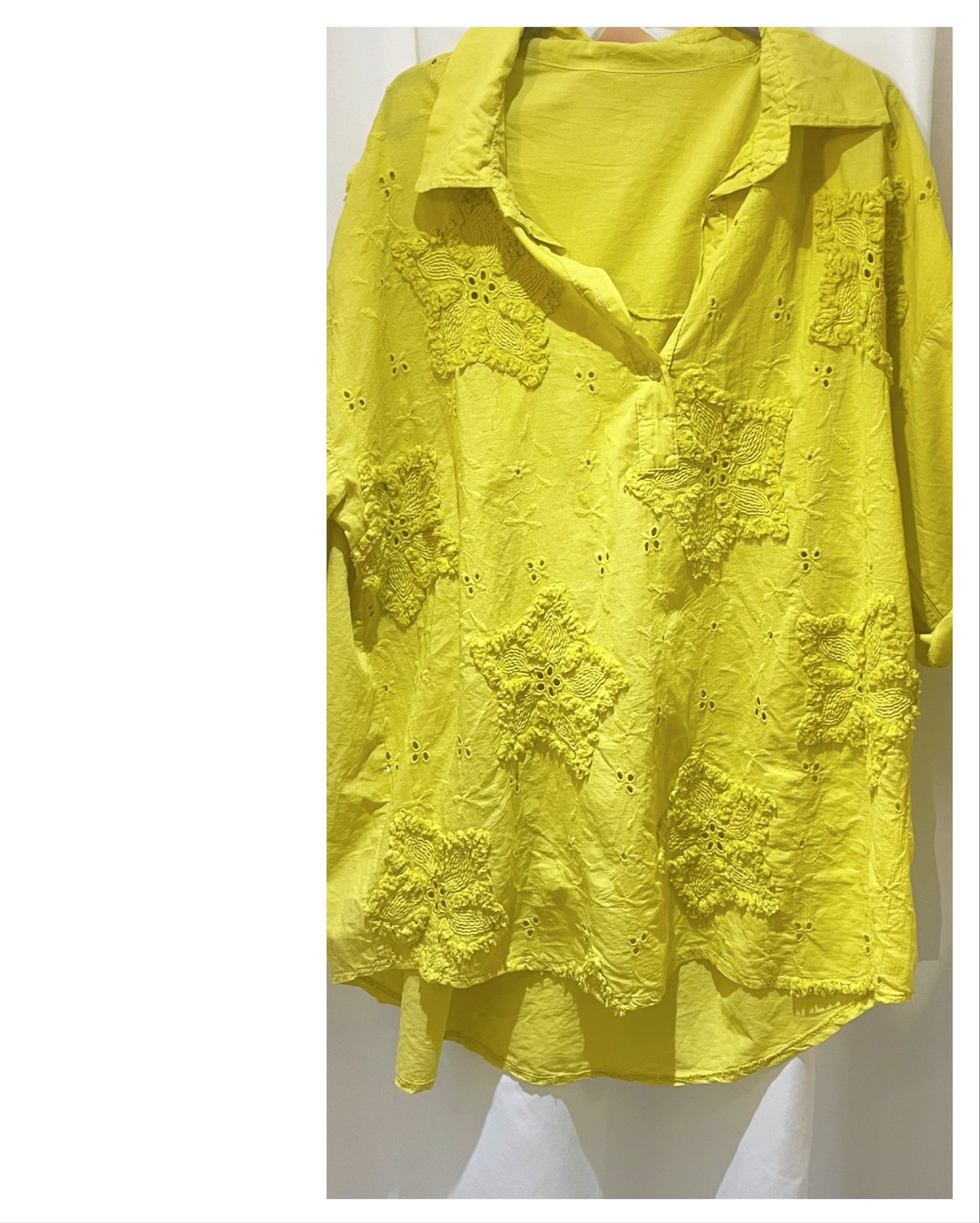Chemise Uni Étoile 🌟 Modèle Louiza