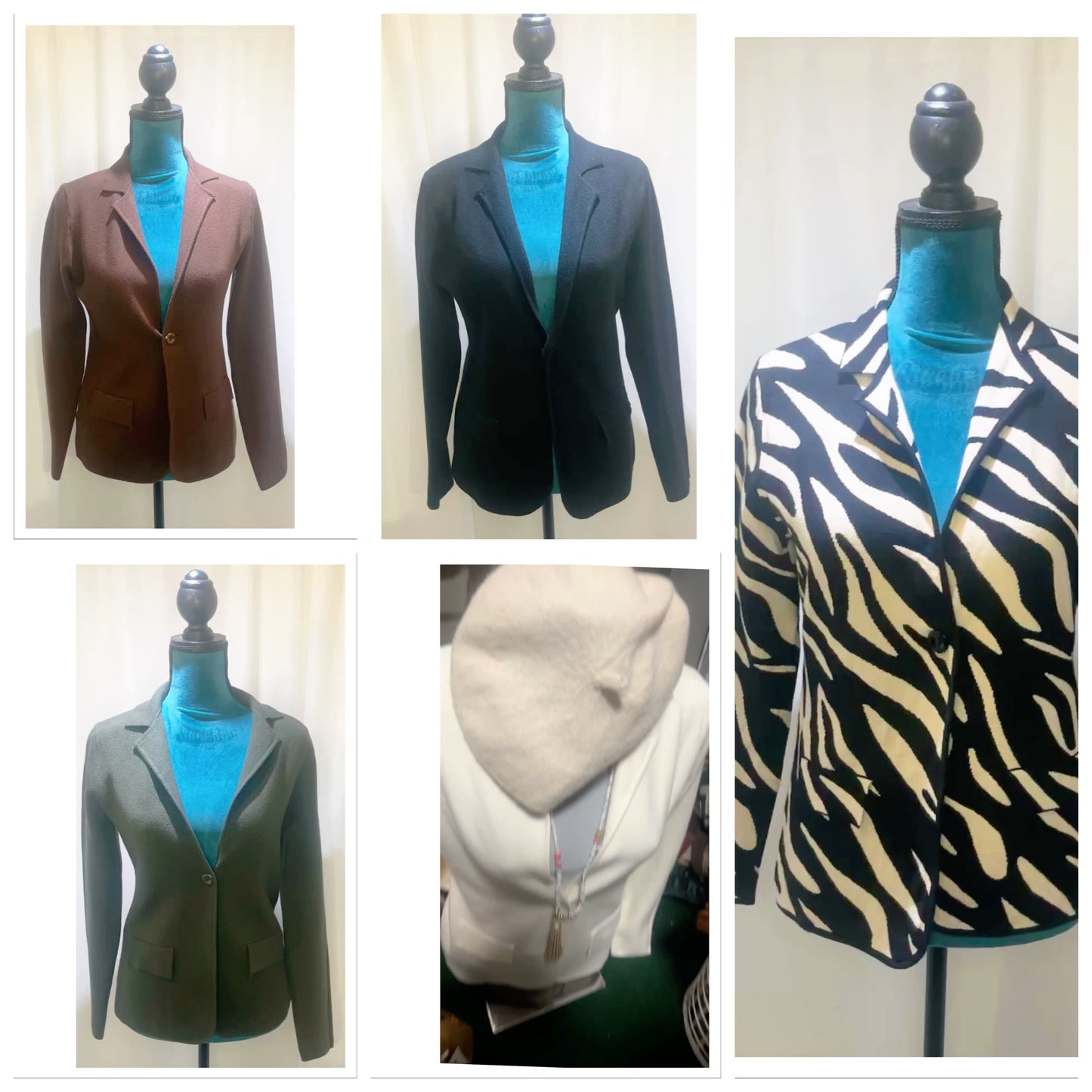 Veste Classique unie ou bi color Chic & Chaleur modèle Loïs