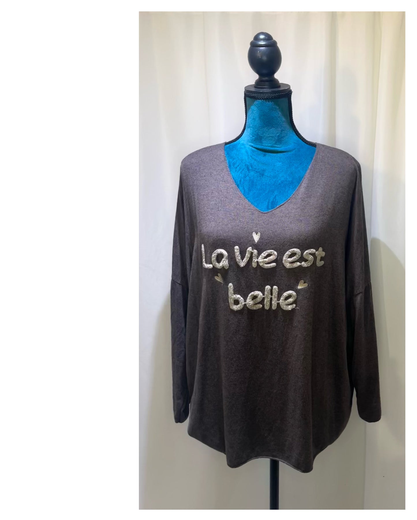 Pull message modèle la Vie est Belle