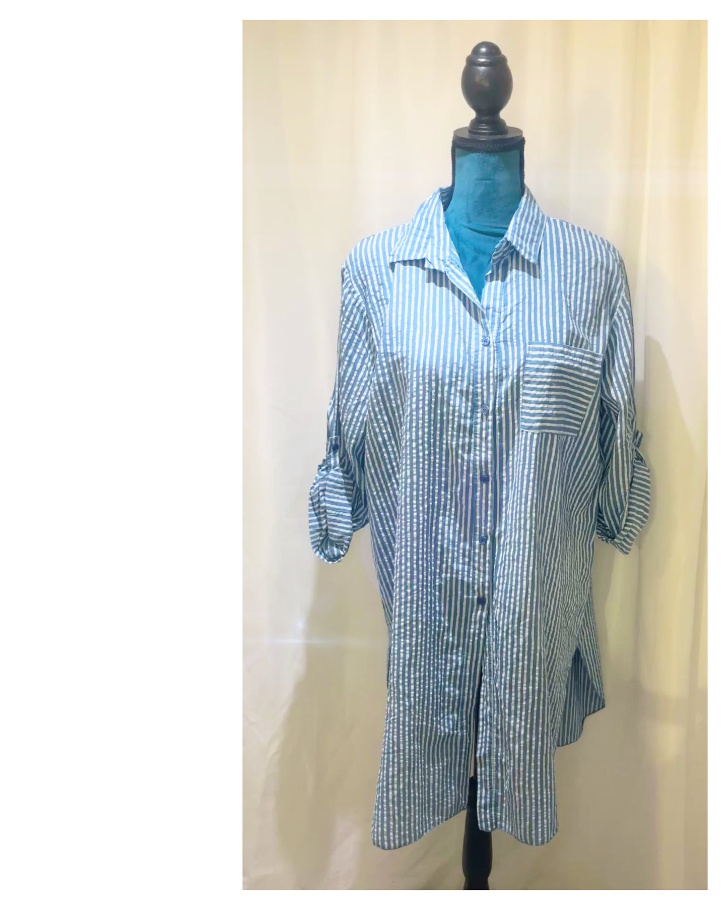 Chemise Robe Rayures modèle Alba